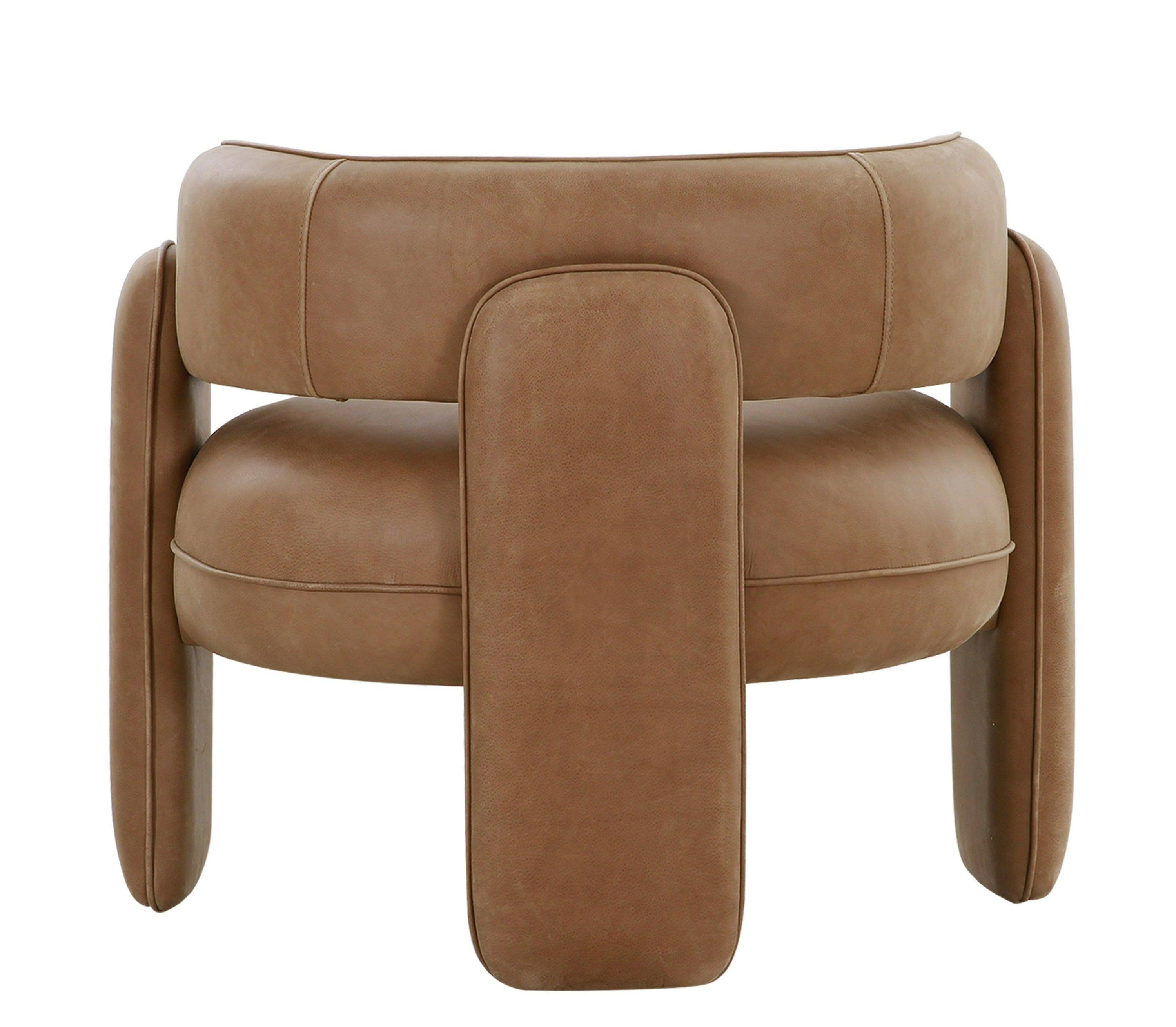 Modrest Tioga Modern Leather Accent Chair