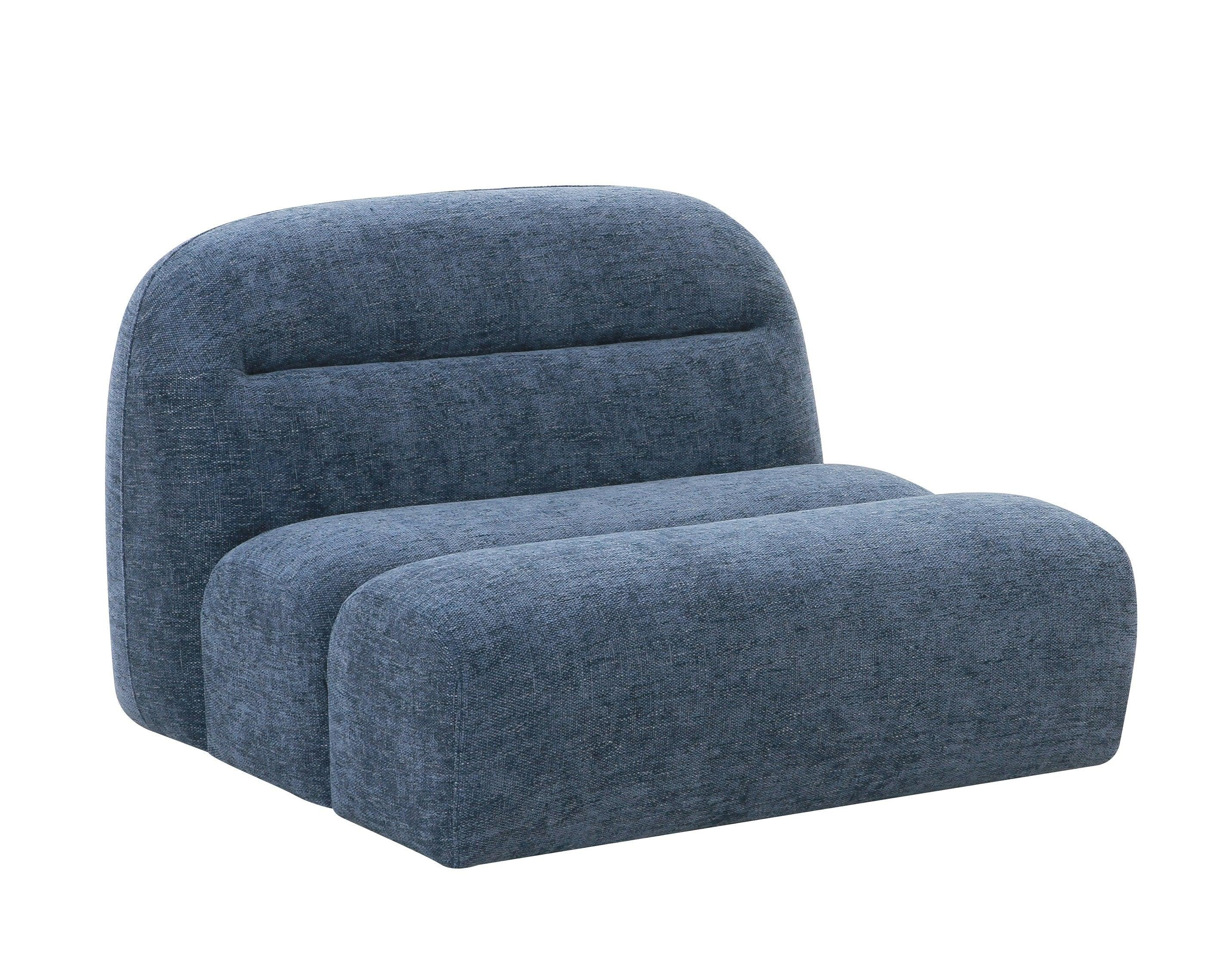 Divani Casa Forman Modern Fabric Modular Armless Sectional Seat