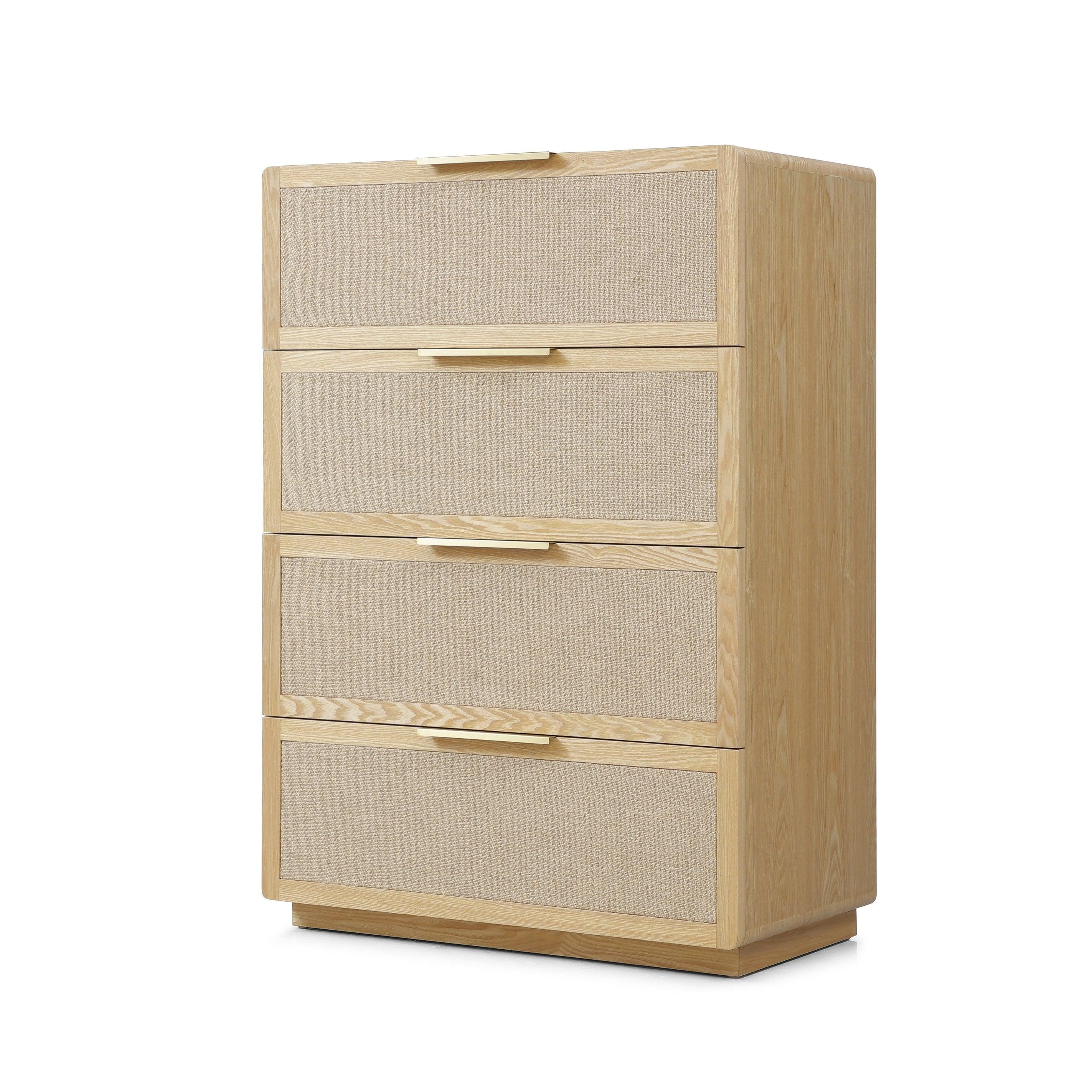 Modrest Gavin Modern Natural Ash Rattan Chest