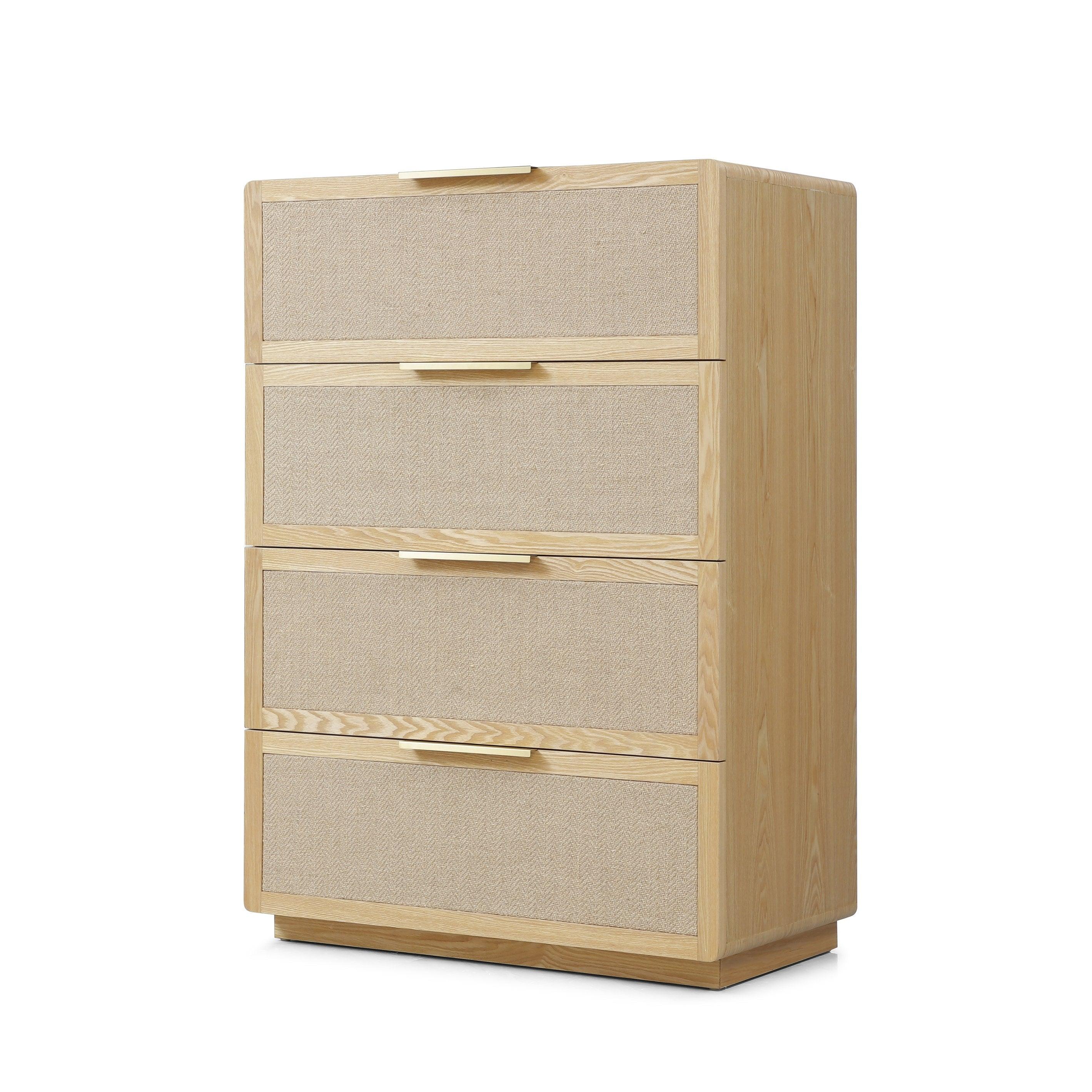 Modrest Gavin Modern Natural Ash Rattan Chest