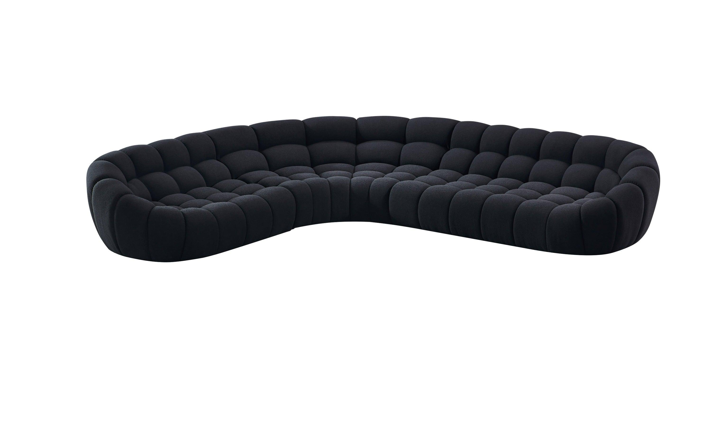 Divani Casa Yolonda Fabric Sectional Sofa