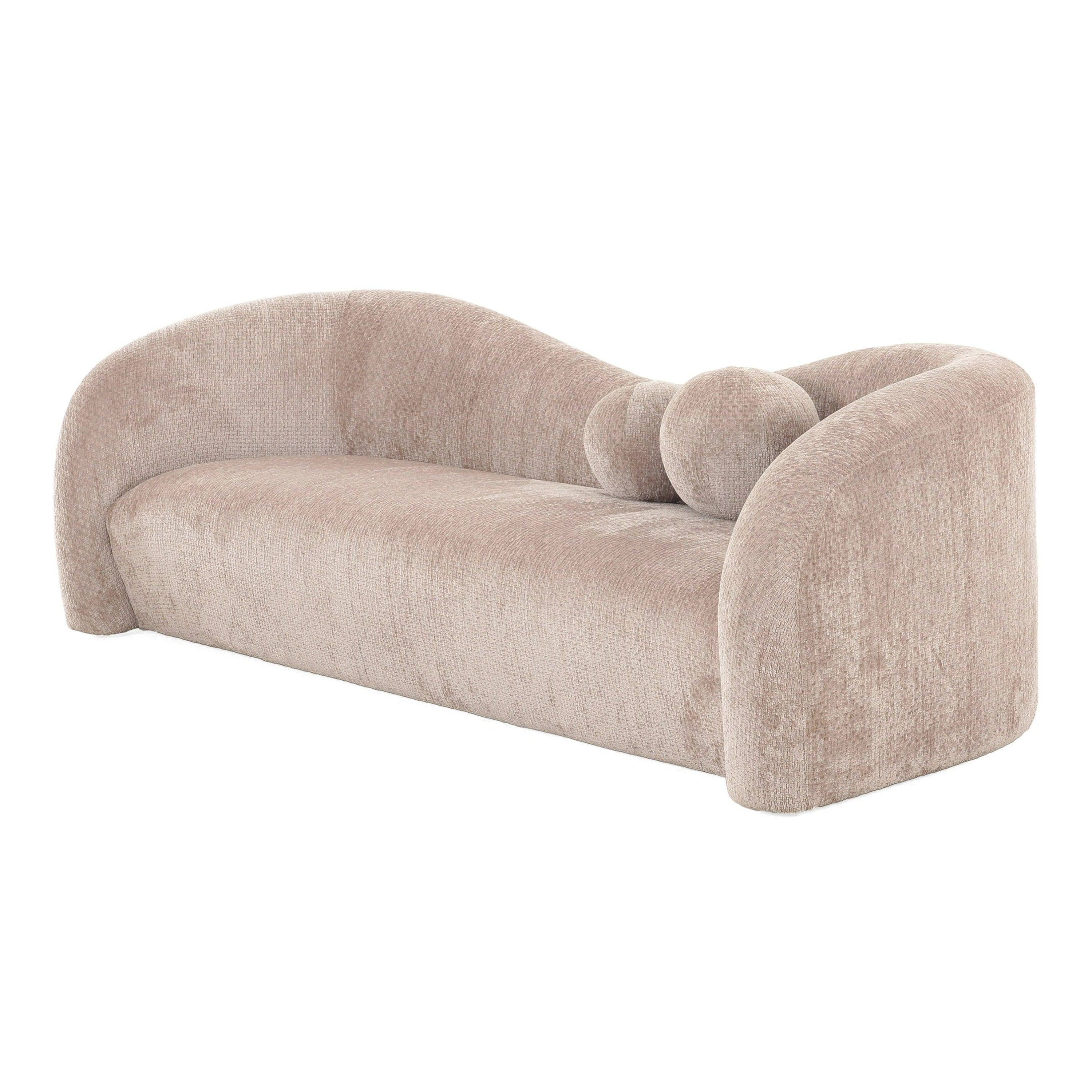 Divani Casa Calico Contemporary Fabric 3 Seat Sofa - 1