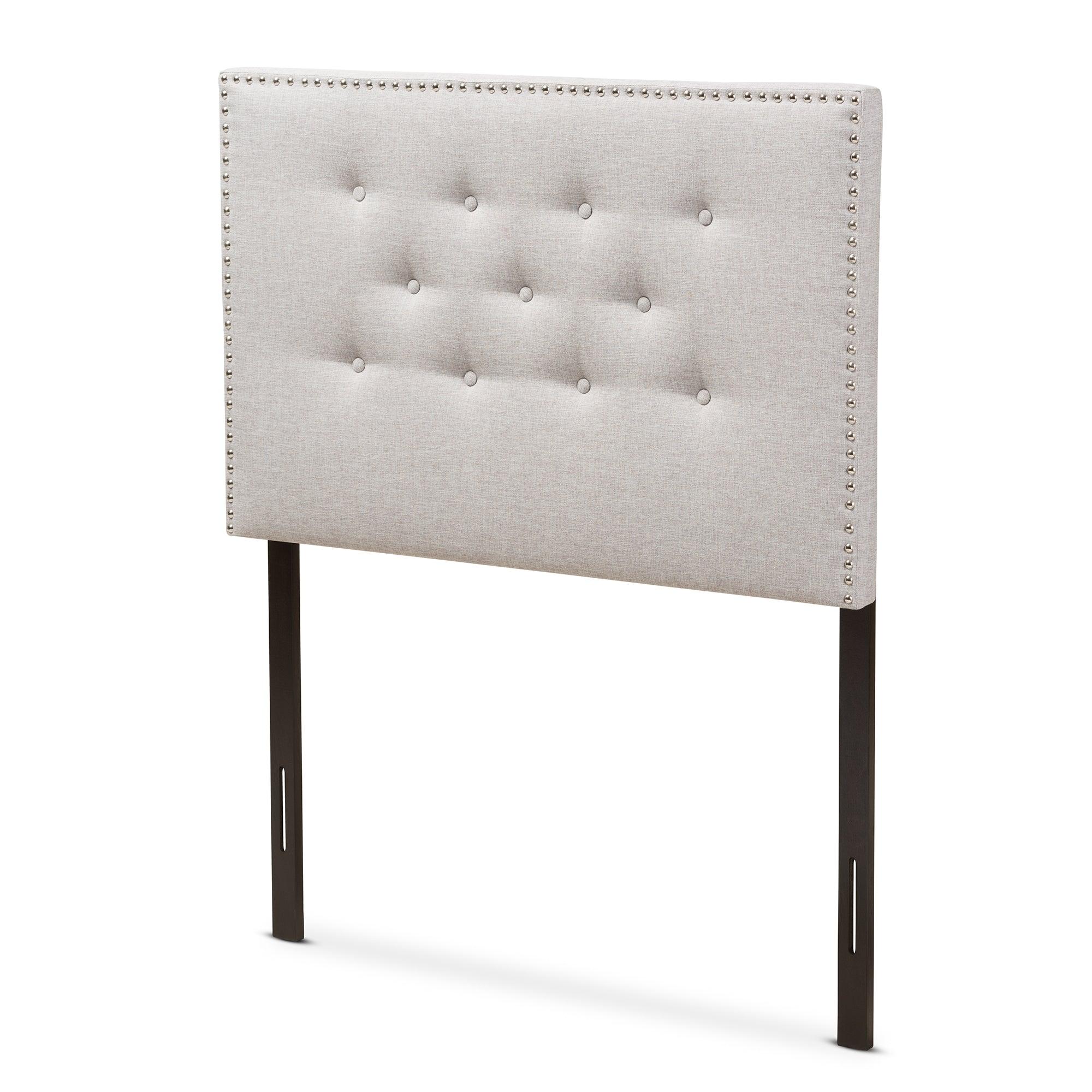 Windsor Modern and Contemporary ish Fabric Upholstered Headboard