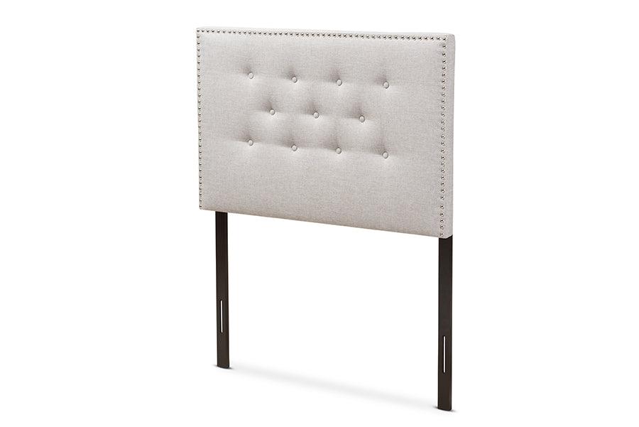 Windsor Modern and Contemporary ish Fabric Upholstered Headboard