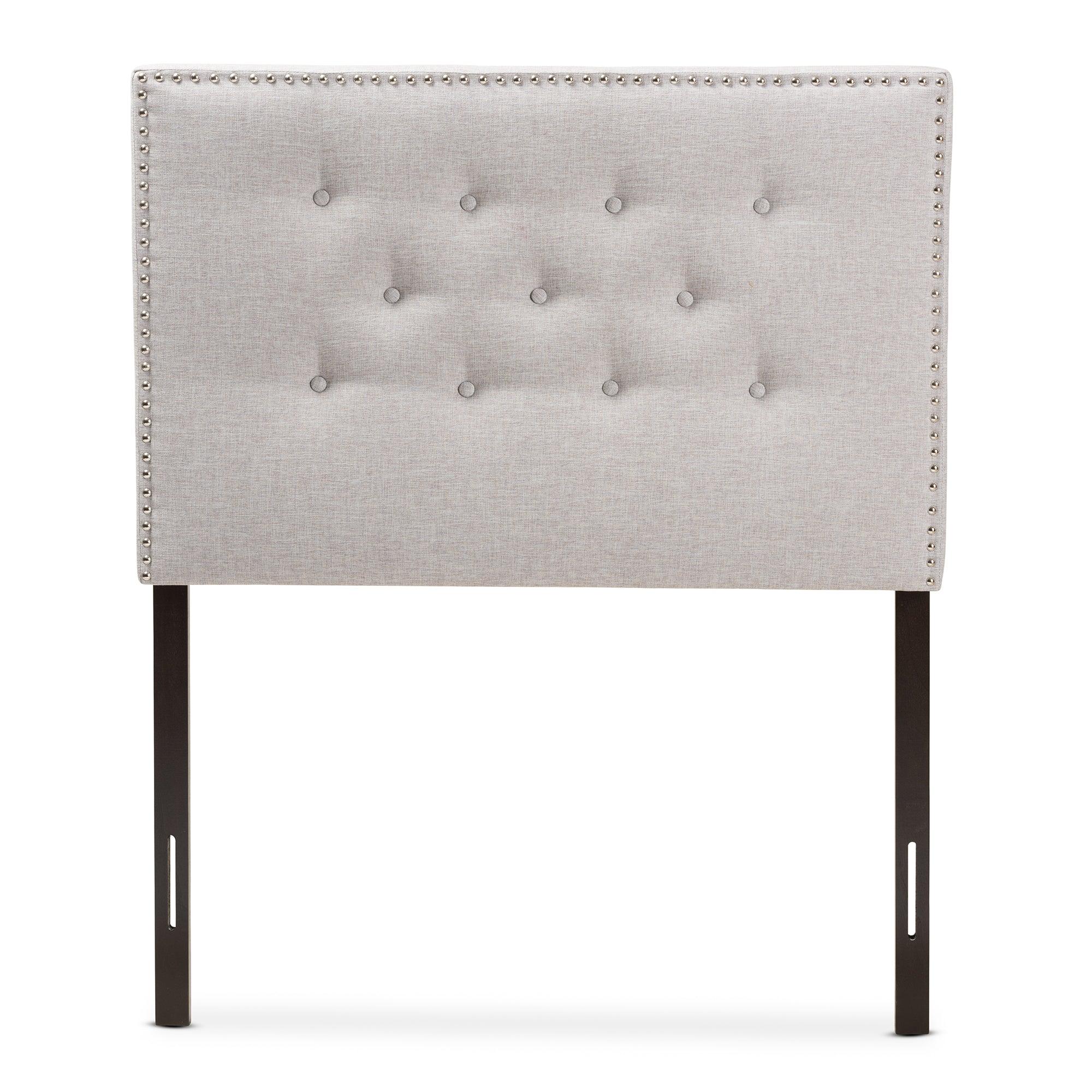 Windsor Modern and Contemporary ish Fabric Upholstered Headboard