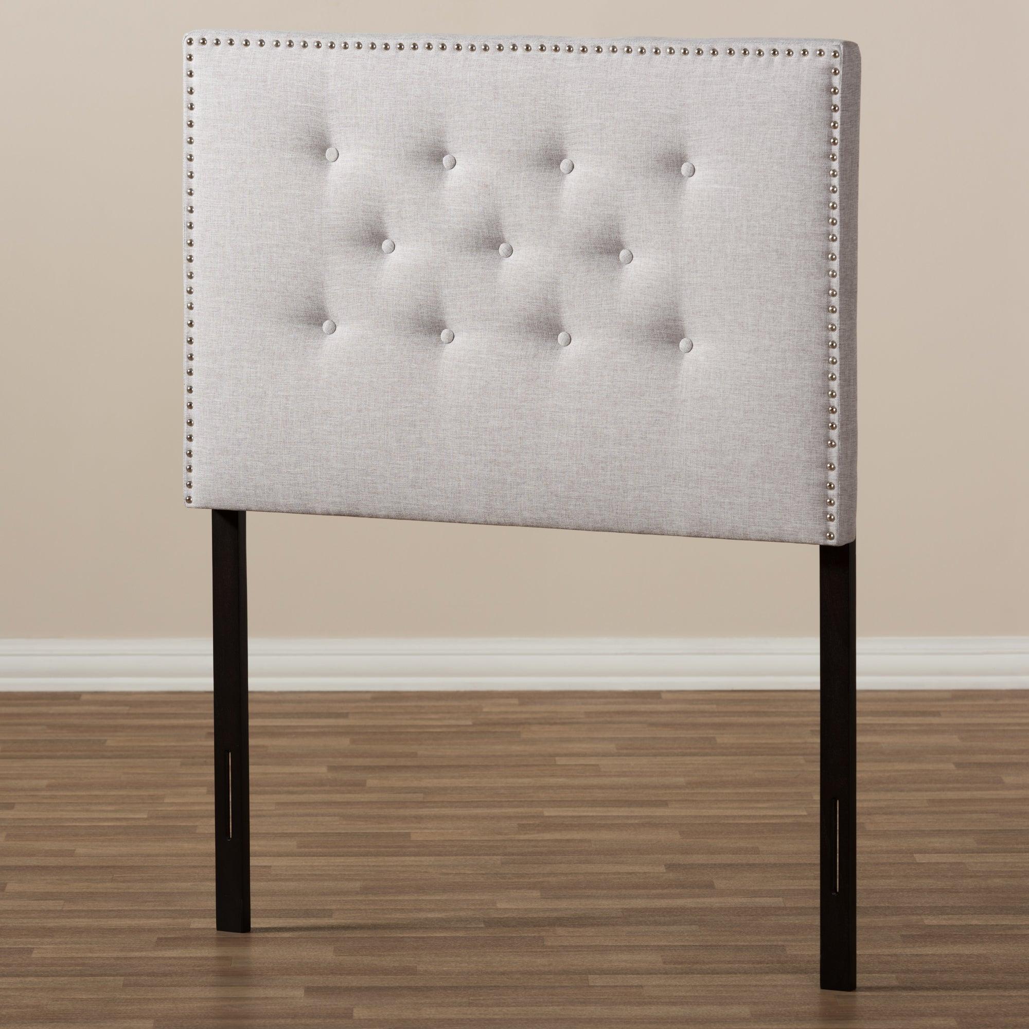 Windsor Modern and Contemporary ish Fabric Upholstered Headboard