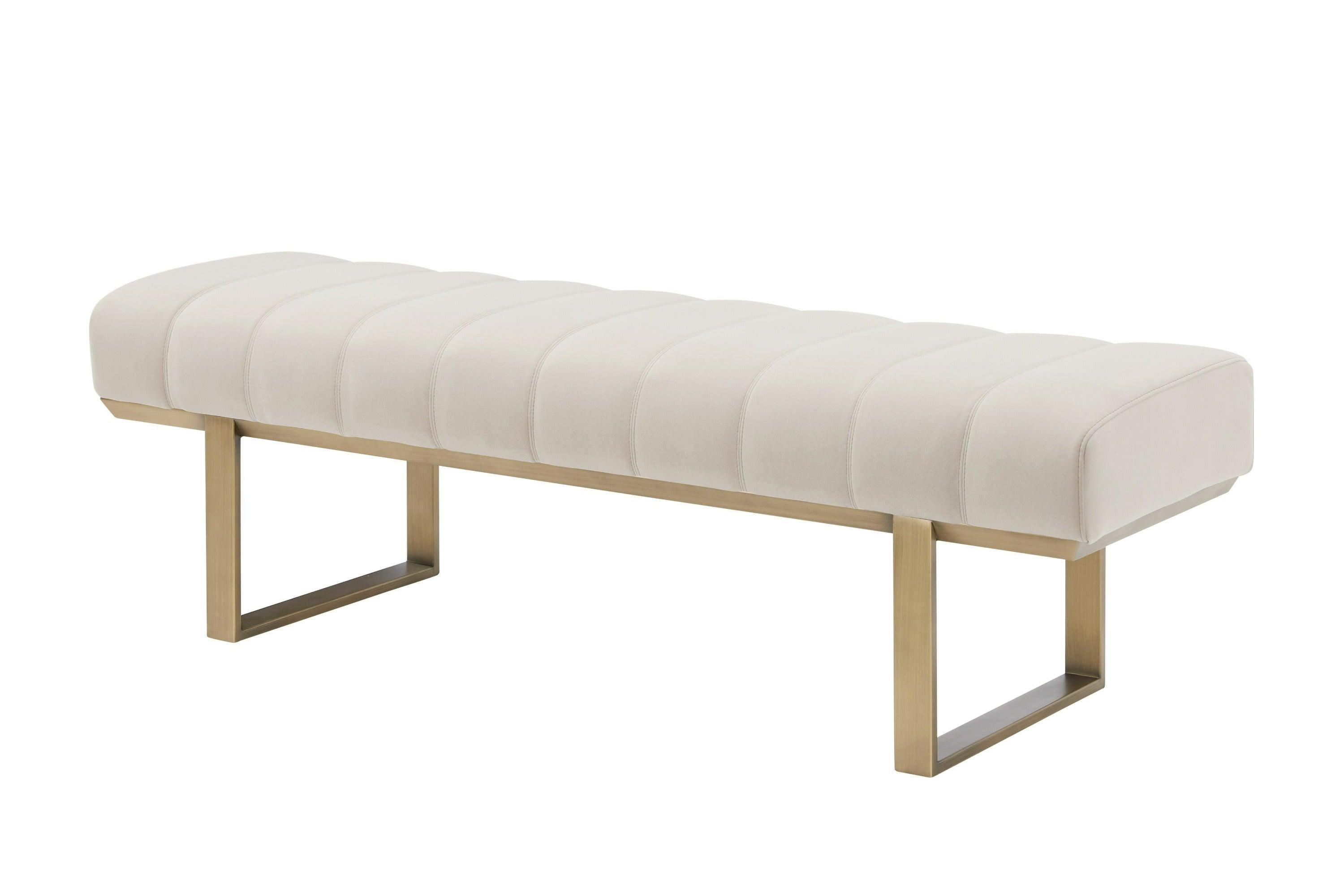 Modrest Robles Modern Fabric Antique Dining Bench