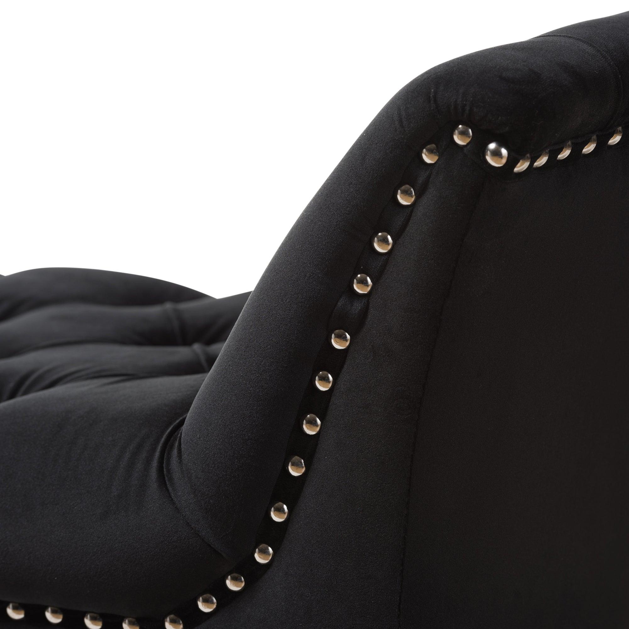 Chandelle Luxe and Contemporary Velvet Upholstered Bench