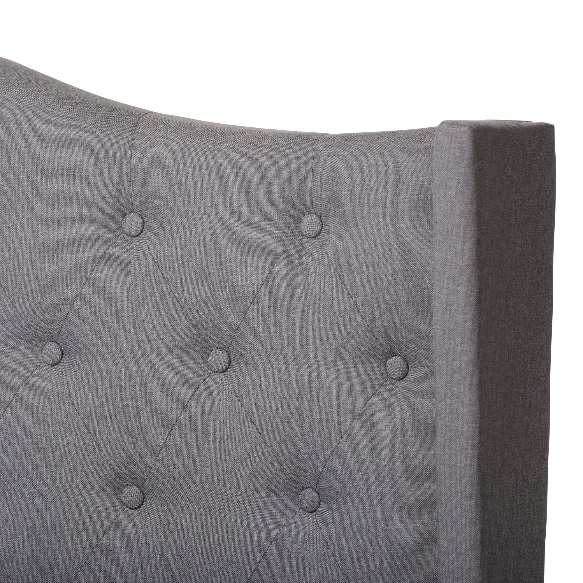 Alesha Modern and Contemporary Fabric Upholstered Bed