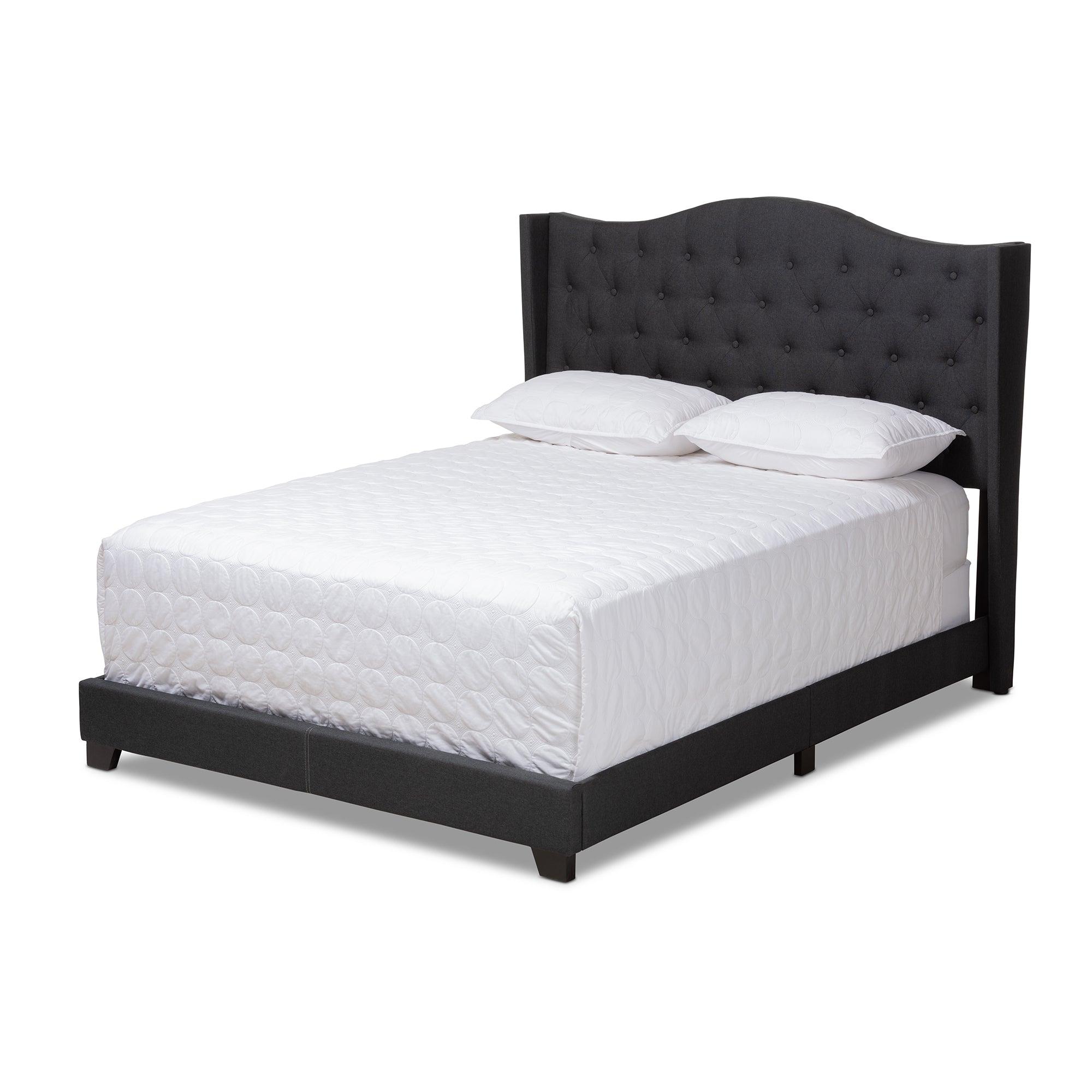 Alesha Modern and Contemporary Fabric Upholstered Bed