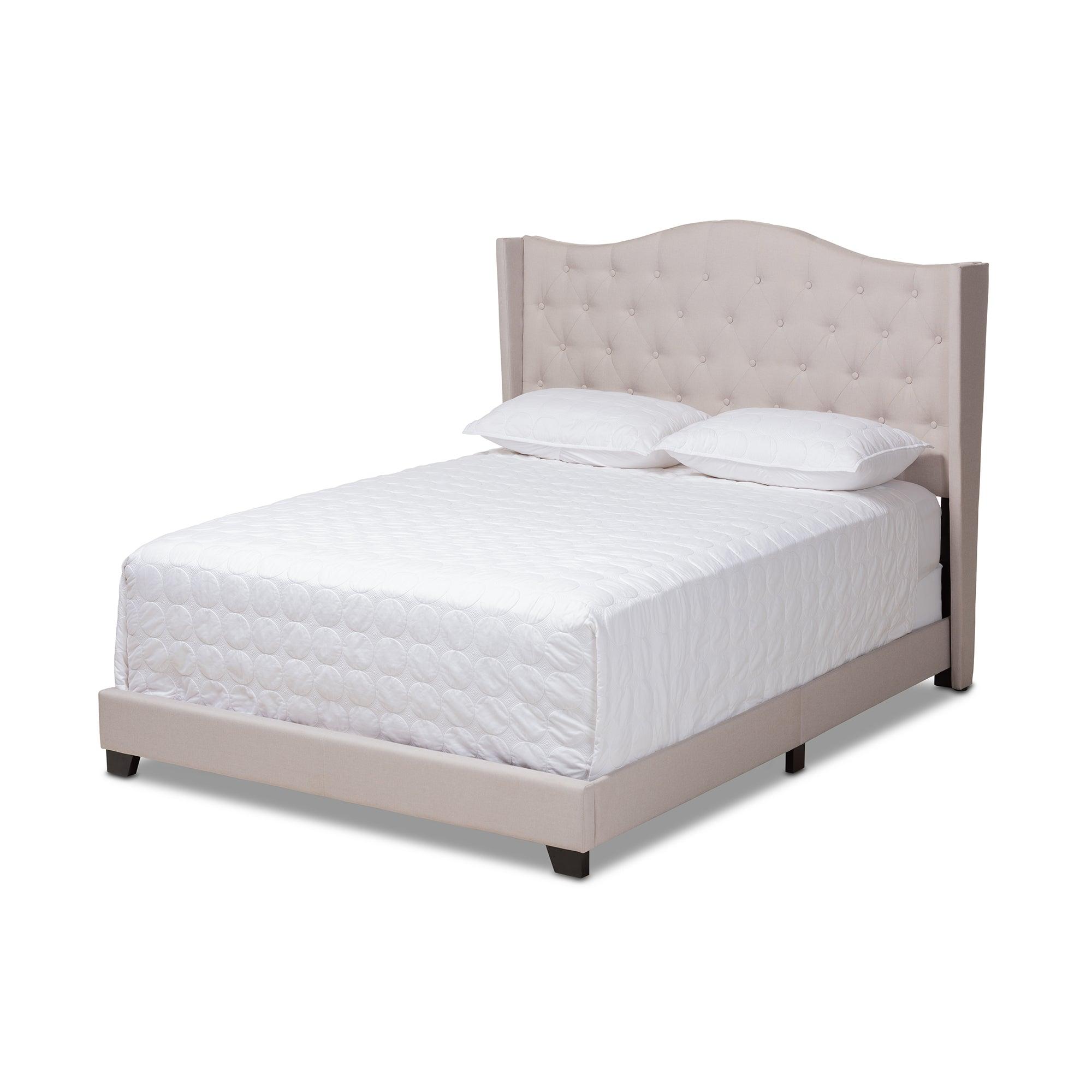 Alesha Modern and Contemporary Fabric Upholstered Bed