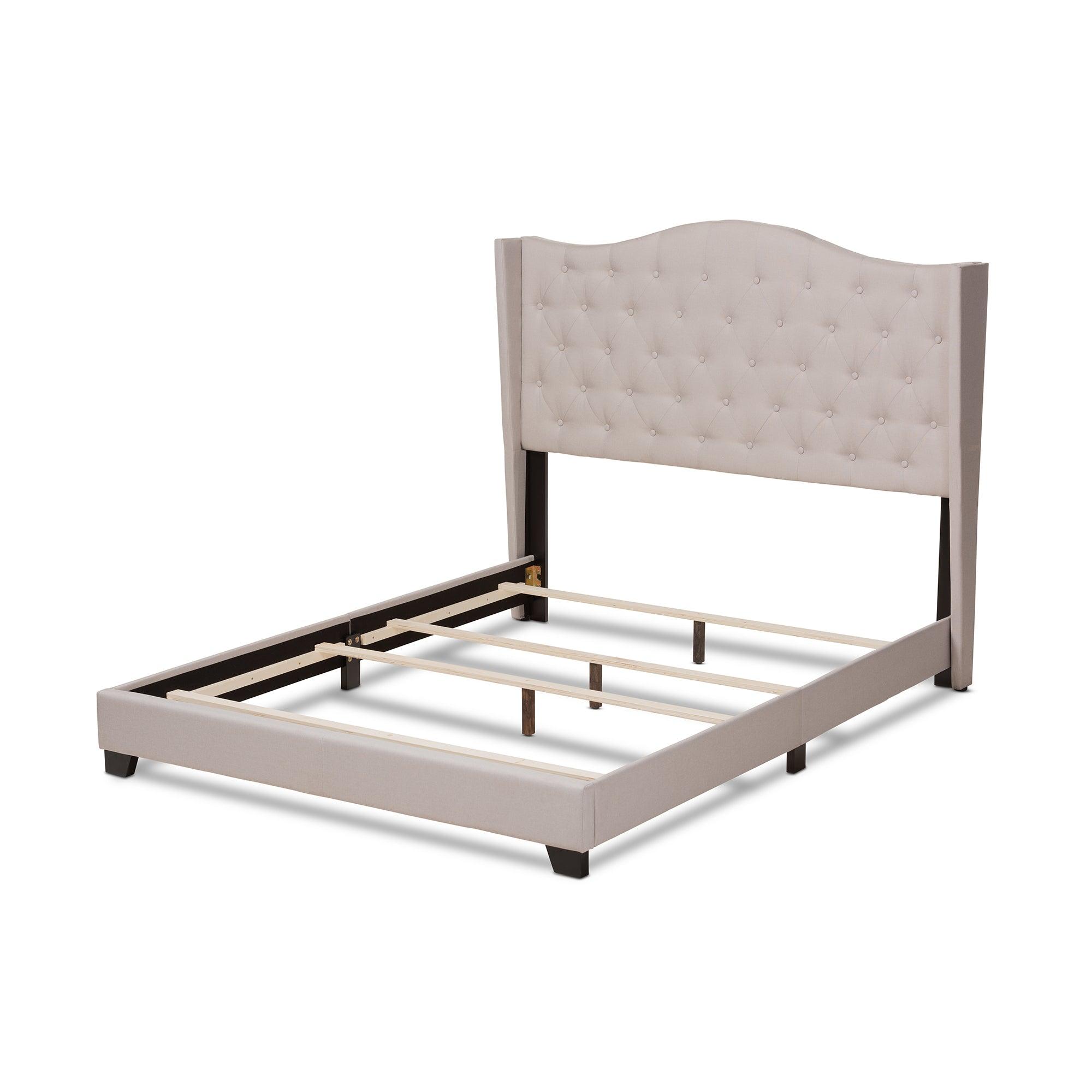 Alesha Modern and Contemporary Fabric Upholstered Bed