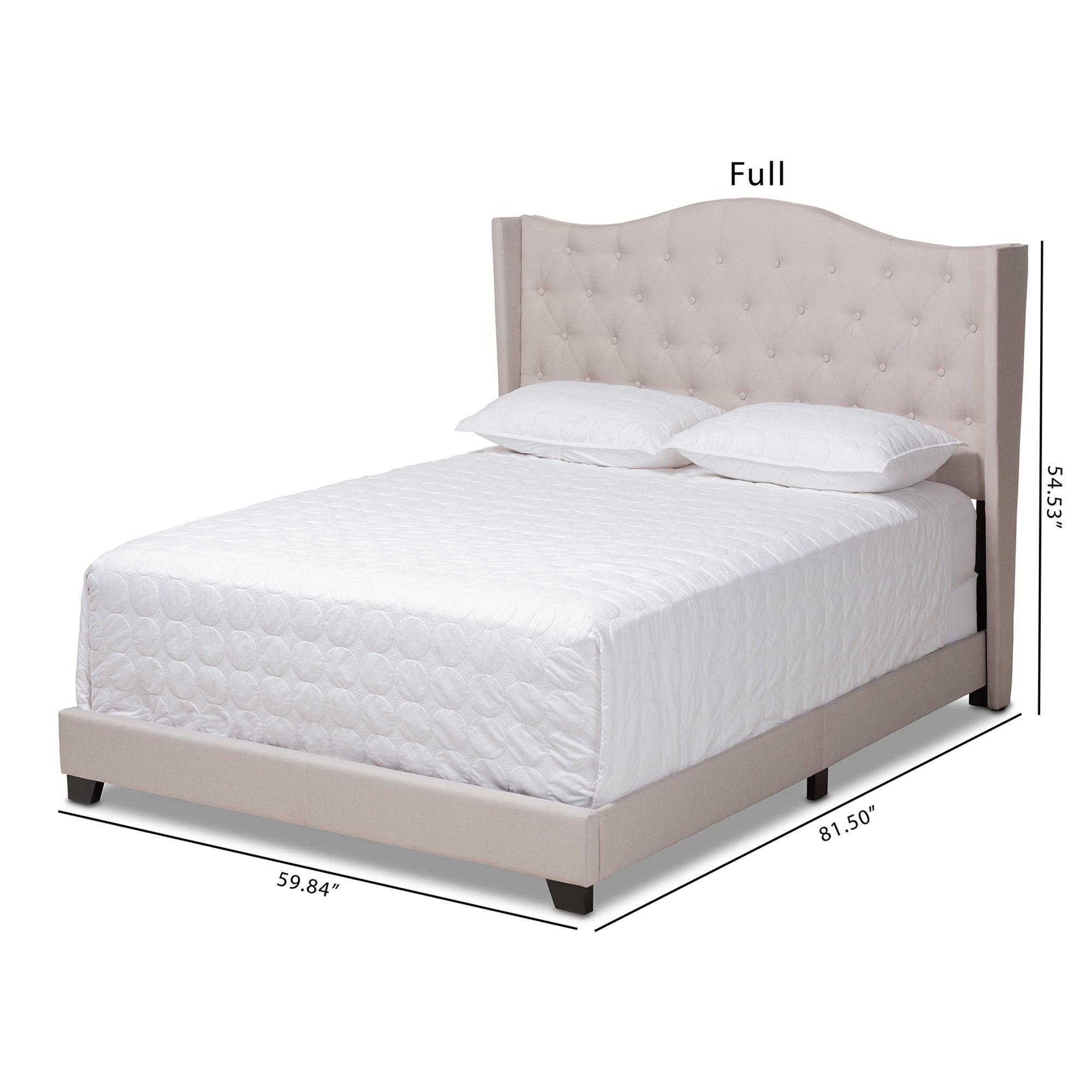 Alesha Modern and Contemporary Fabric Upholstered Bed