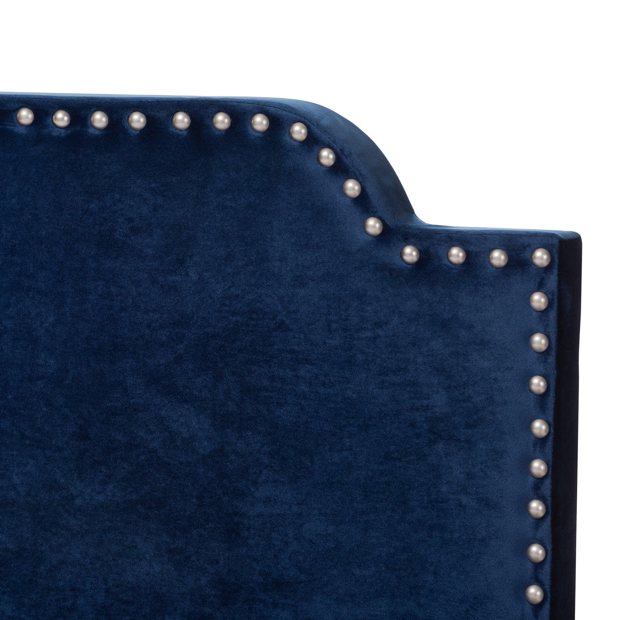 Darcy Luxe and Glamour Velvet Upholstered Bed