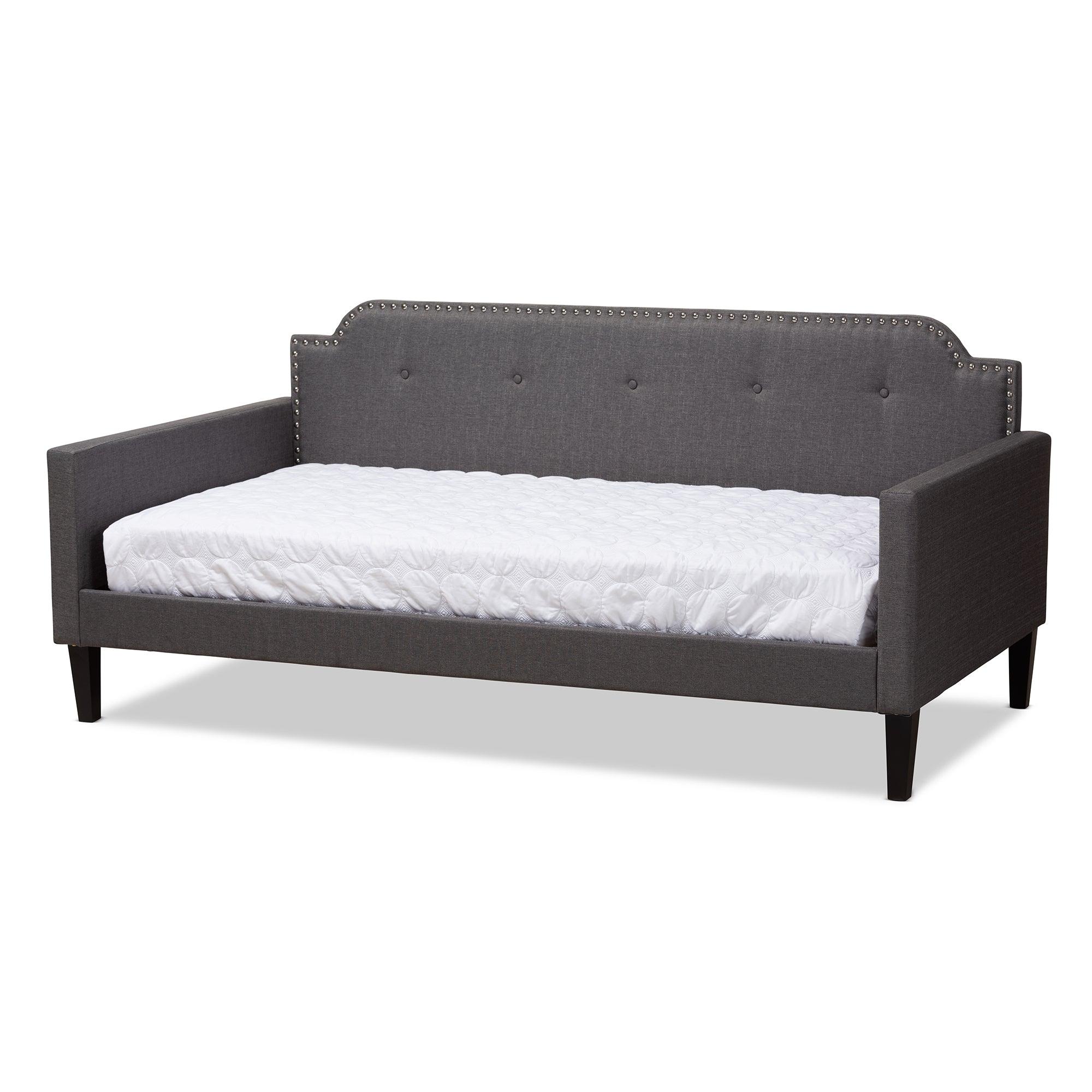 Packer Modern and Contemporary Fabric Upholstered Sofa Daybed