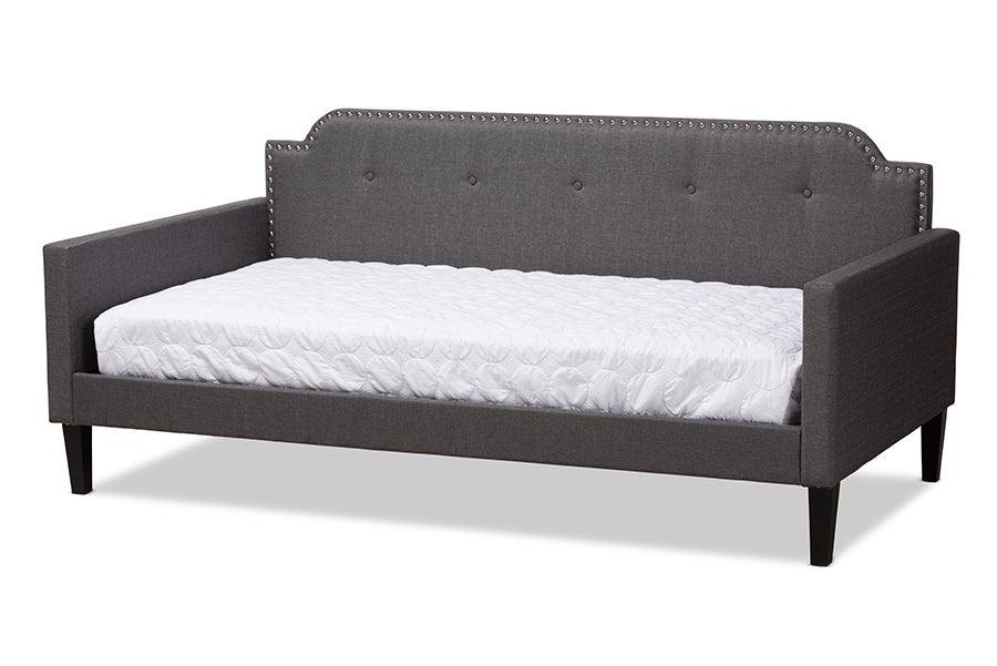 Packer Modern and Contemporary Fabric Upholstered Sofa Daybed