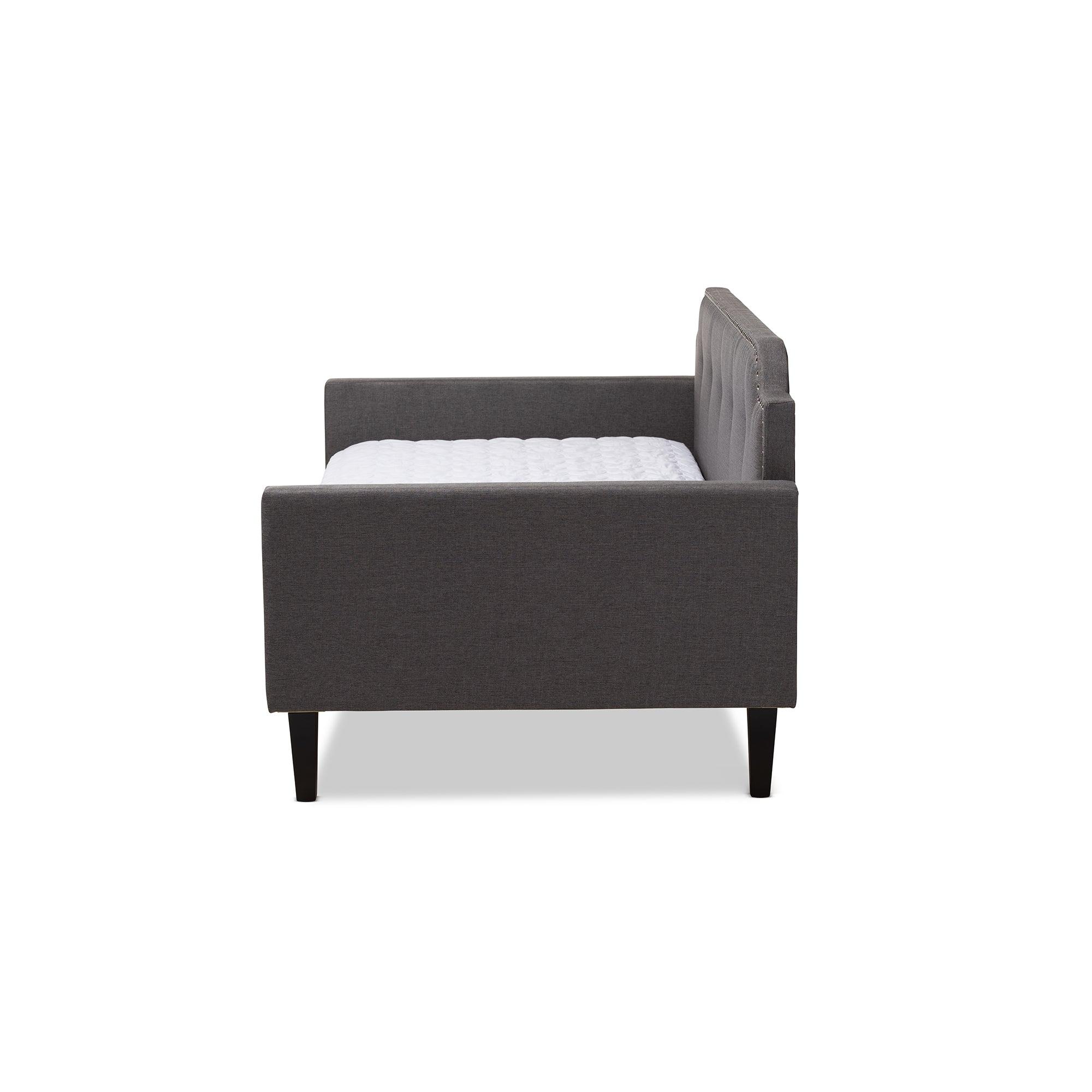 Packer Modern and Contemporary Fabric Upholstered Sofa Daybed