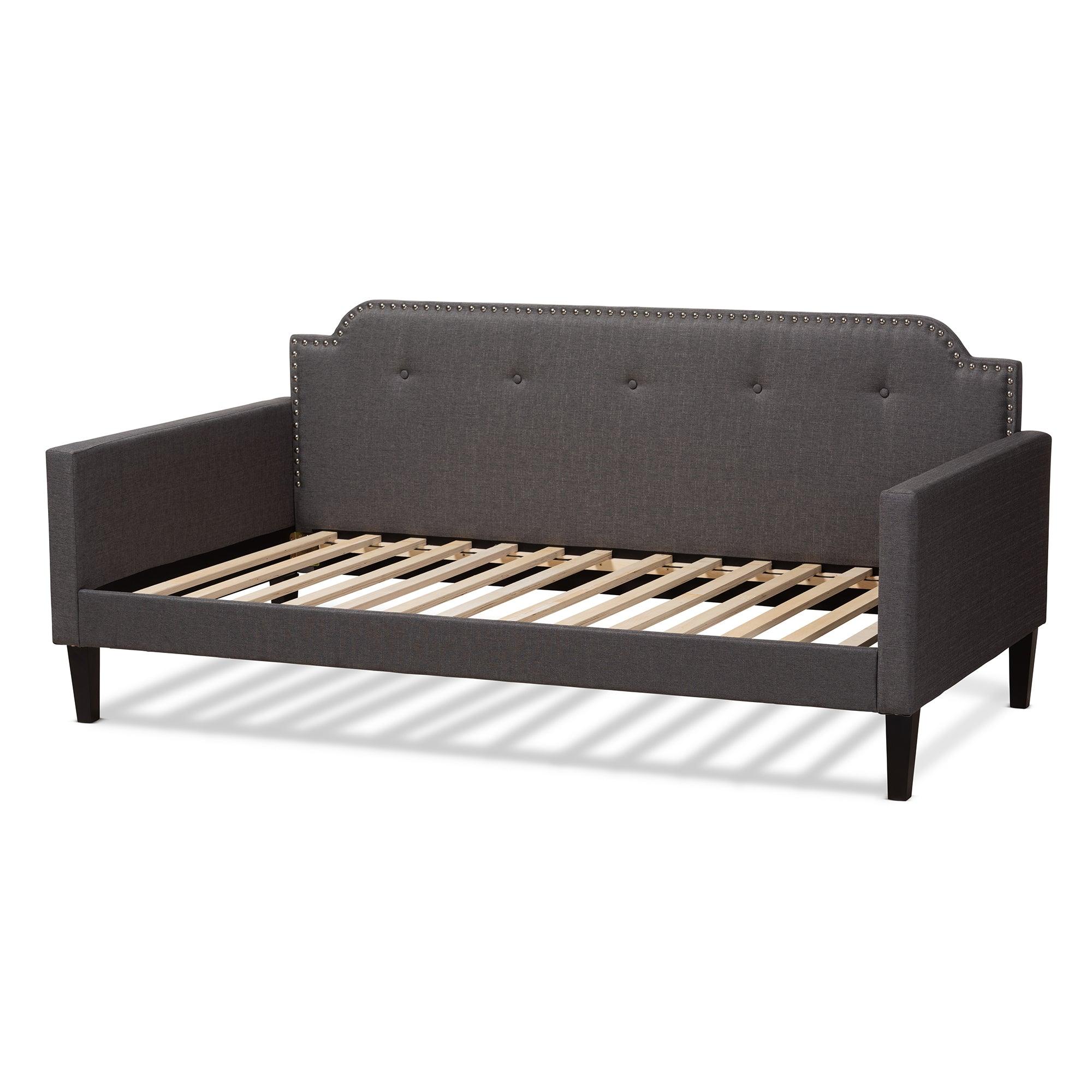 Packer Modern and Contemporary Fabric Upholstered Sofa Daybed