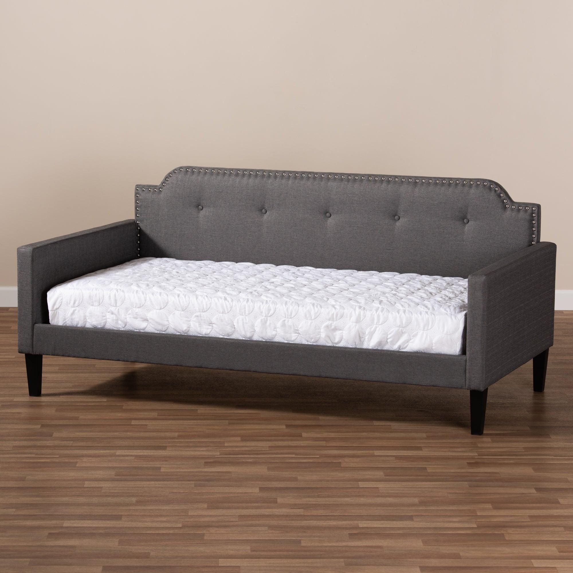 Packer Modern and Contemporary Fabric Upholstered Sofa Daybed