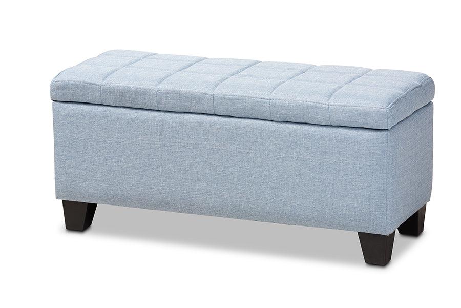 Fera Modern and Contemporary Fabric Upholstered Storage Ottoman