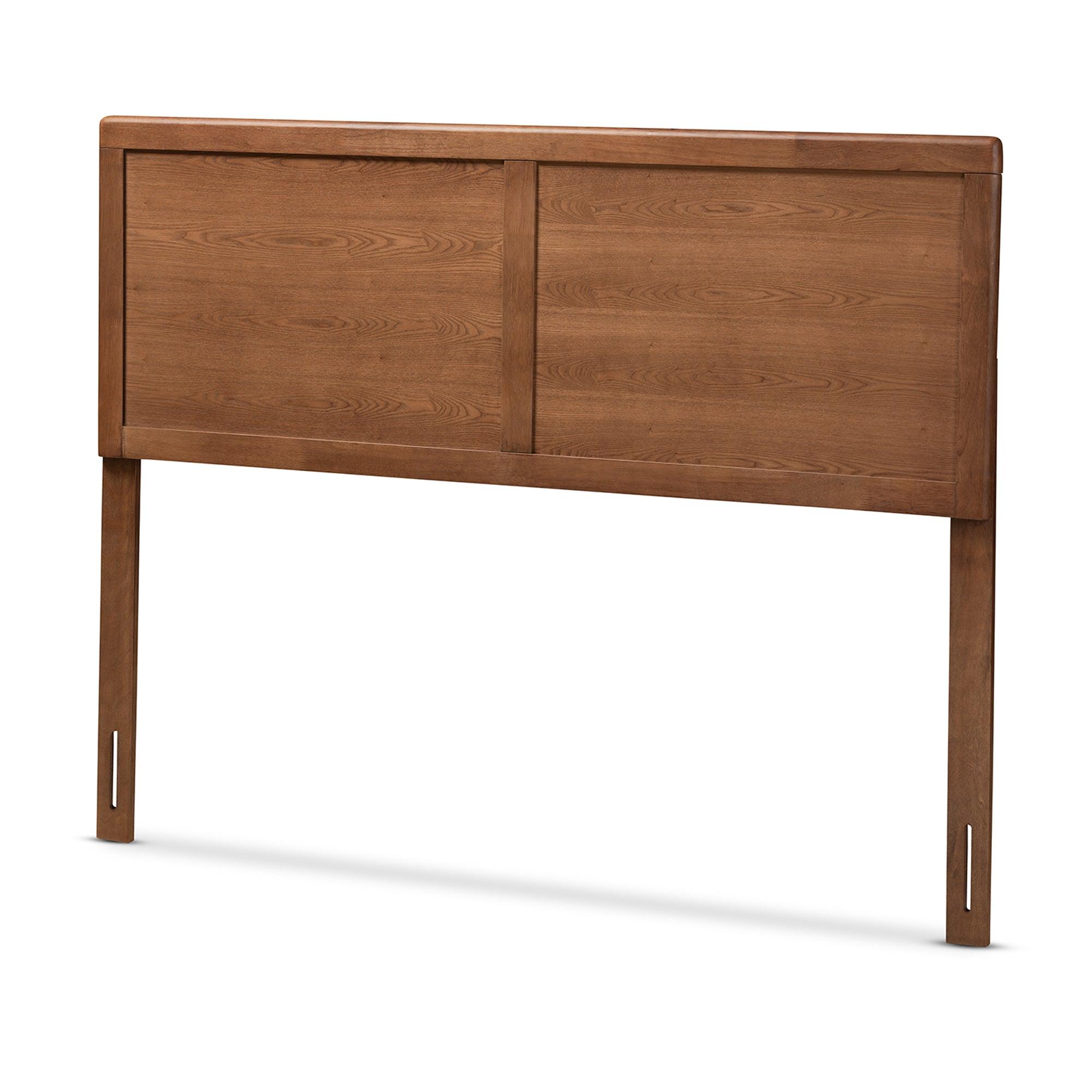 Raya Mid-Century Modern Finished Wood Headboard