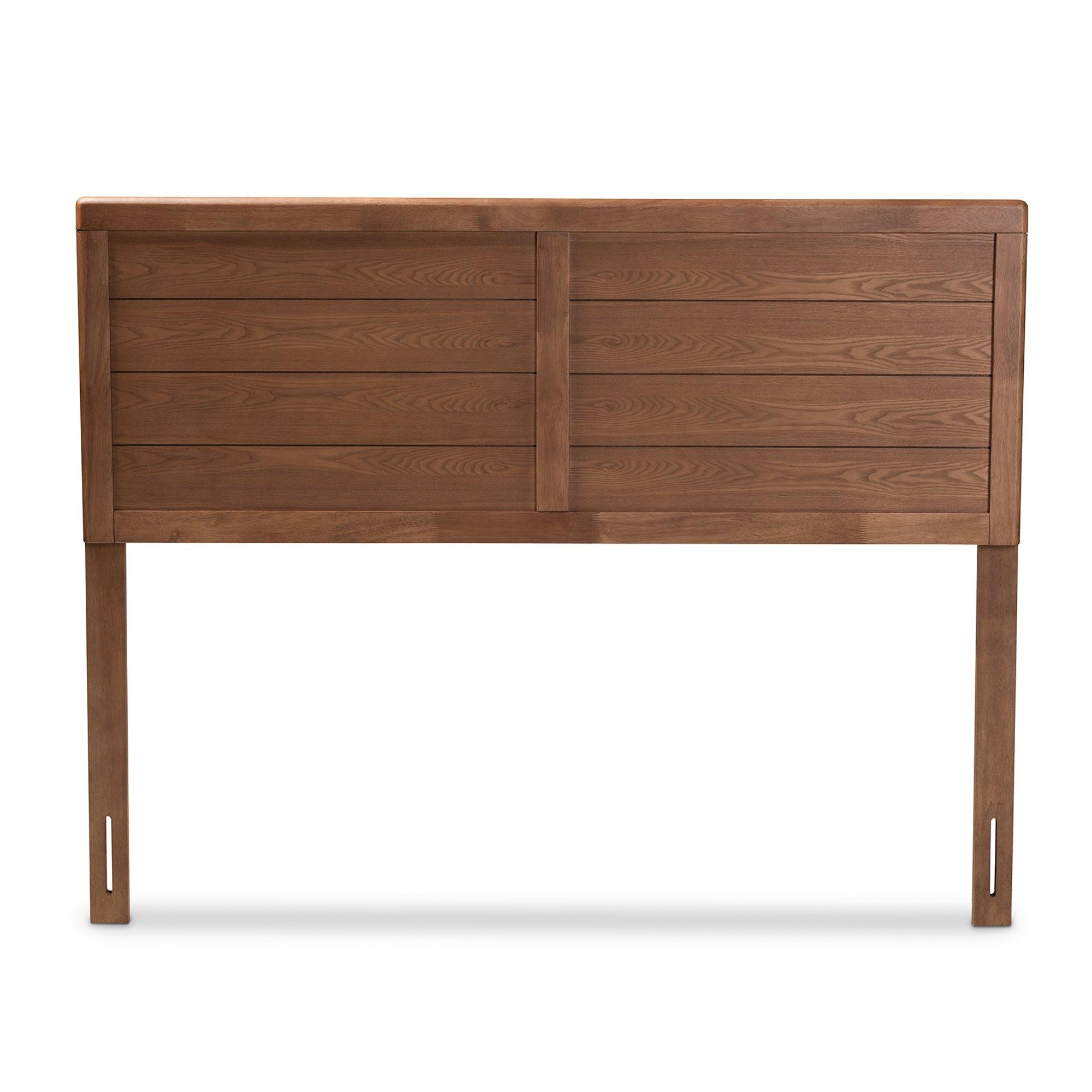 Seren Mid-Century Modern Finished Wood Headboard