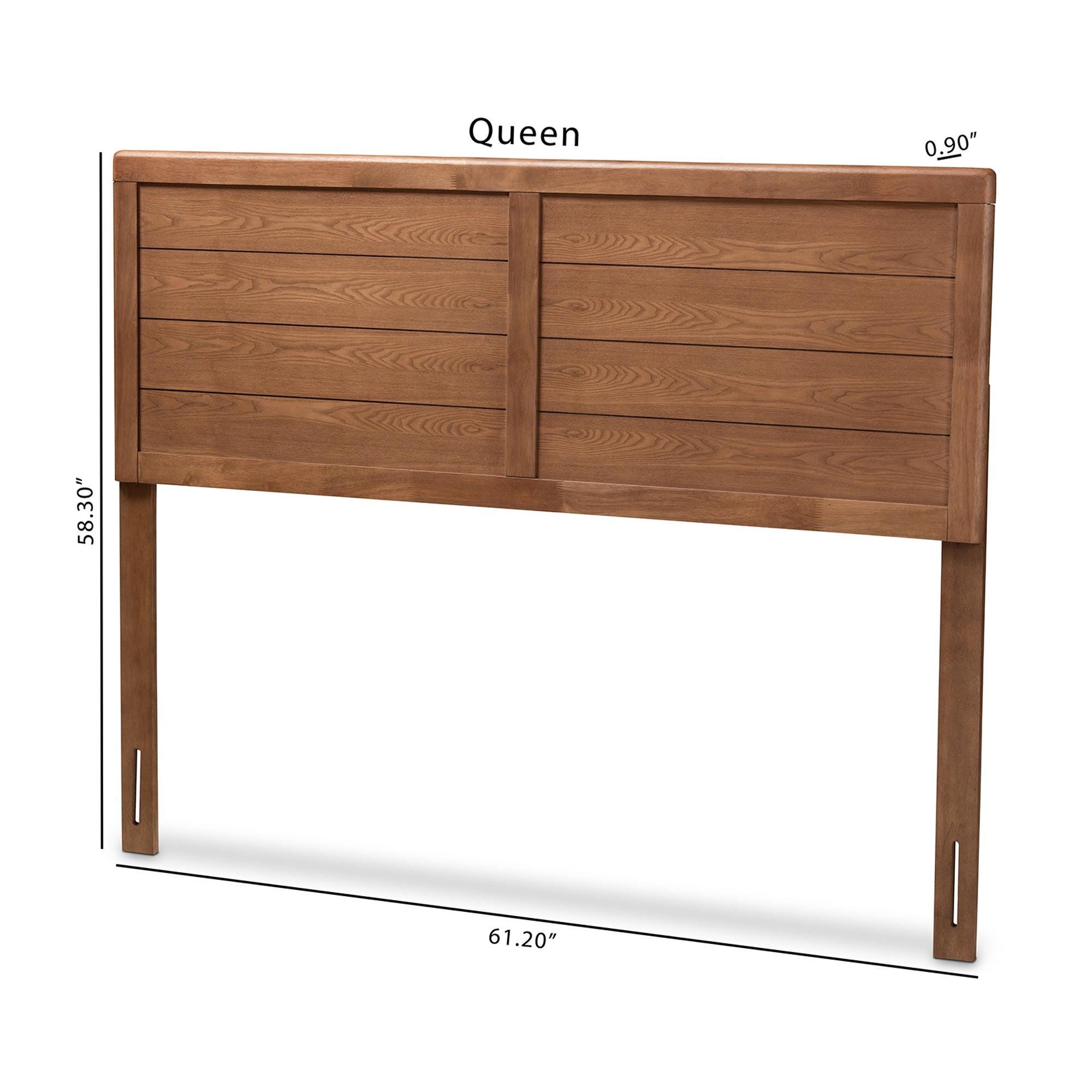 Seren Mid-Century Modern Finished Wood Headboard