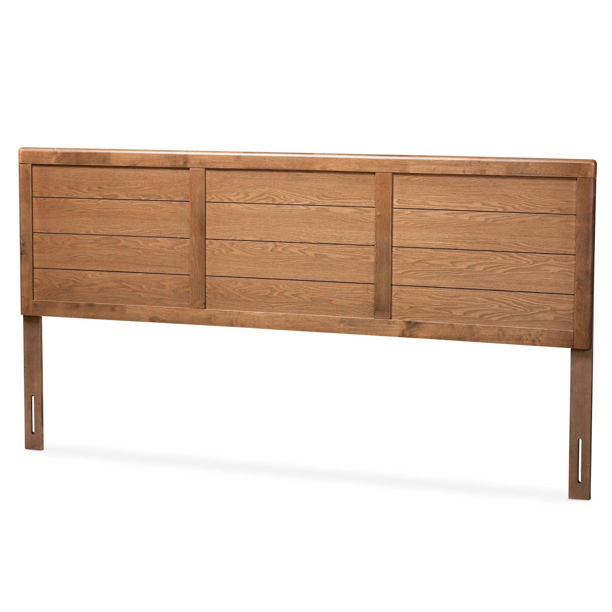 Seren Mid-Century Modern Finished Wood Headboard