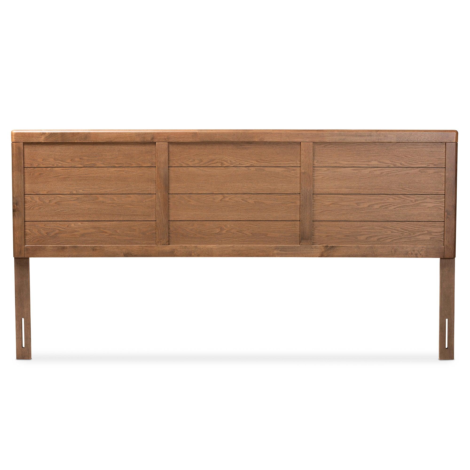 Seren Mid-Century Modern Finished Wood Headboard