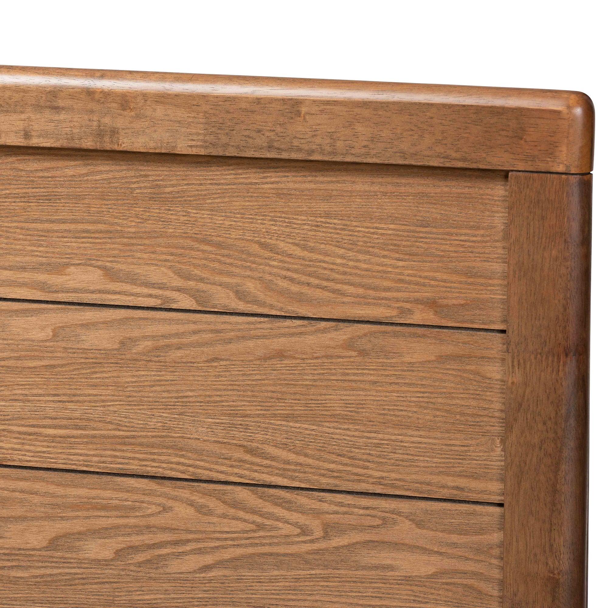 Seren Mid-Century Modern Finished Wood Headboard