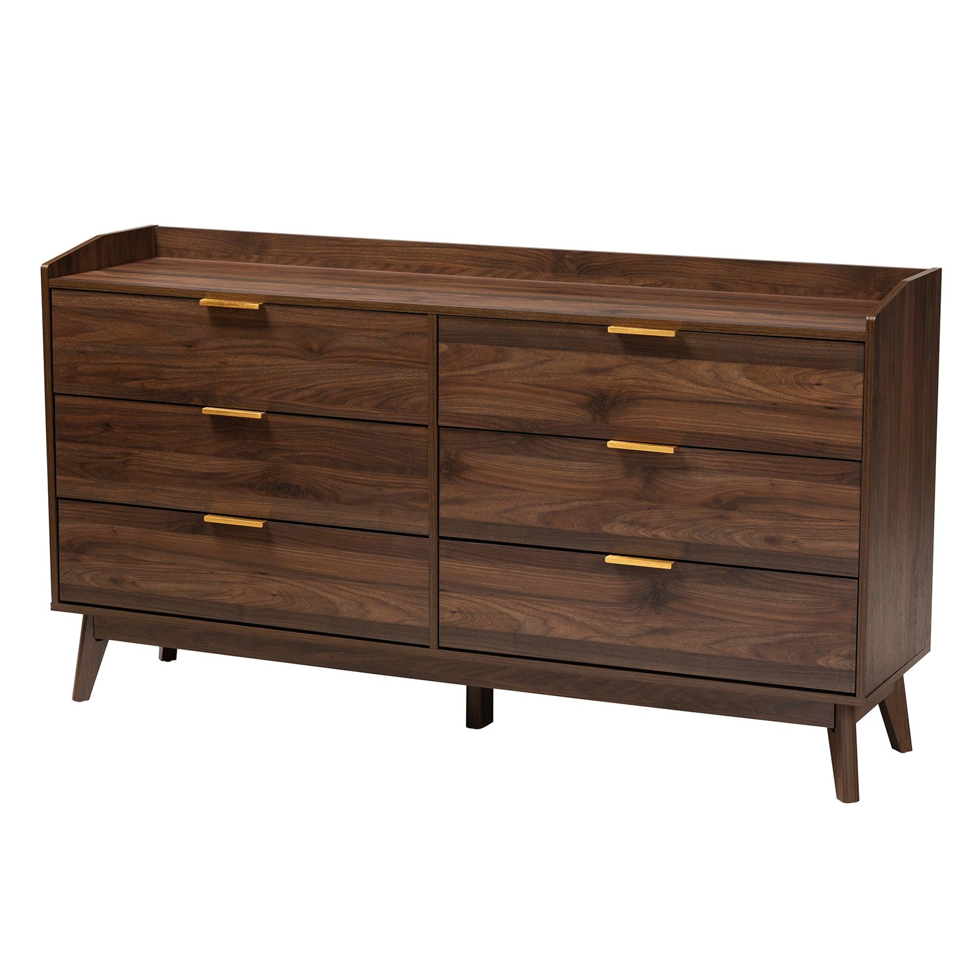 Lena Mid-Century Modern Finished Wood 3-Piece Storage Set