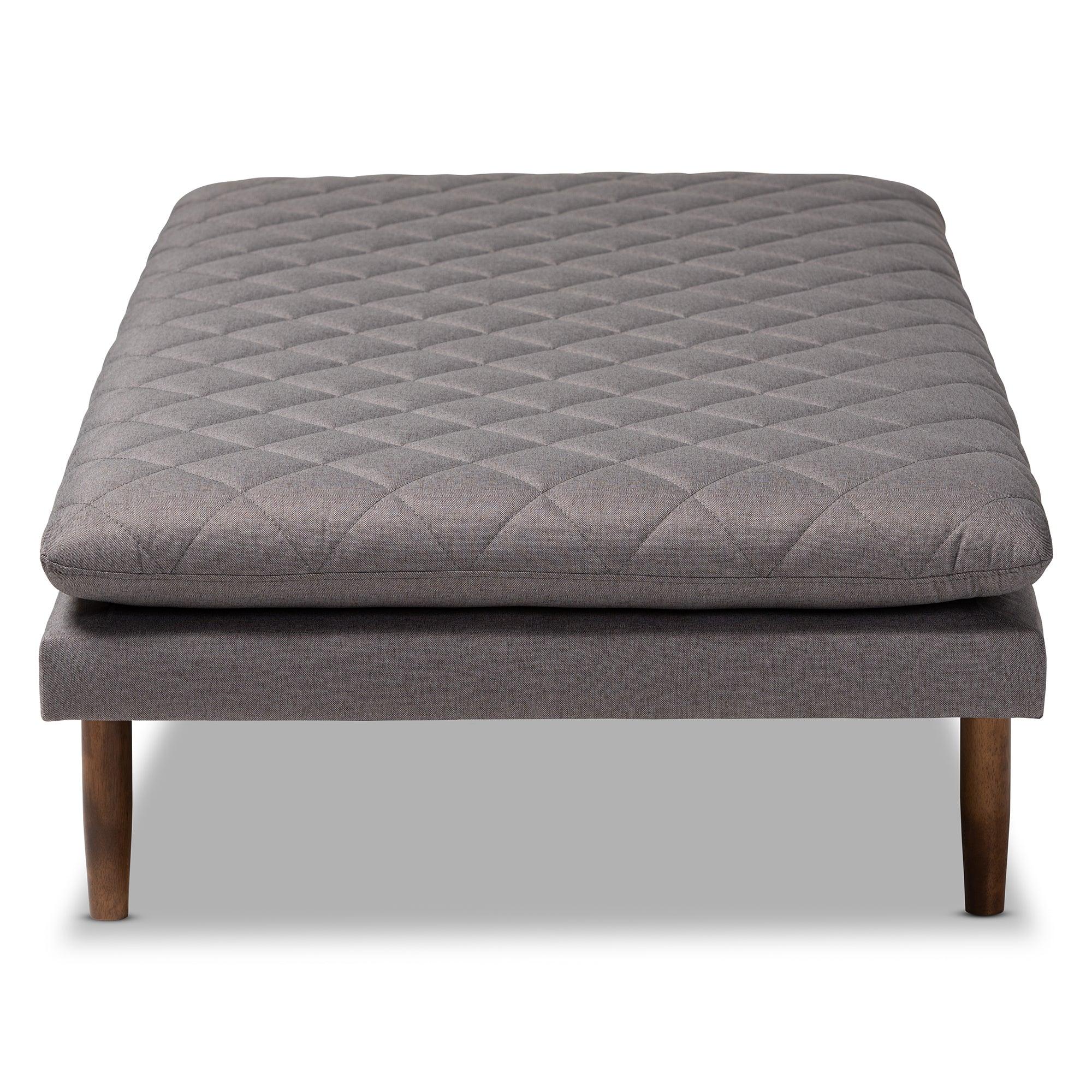 Marit Mid-Century Modern Fabric Upholstered Finished Wood Daybed