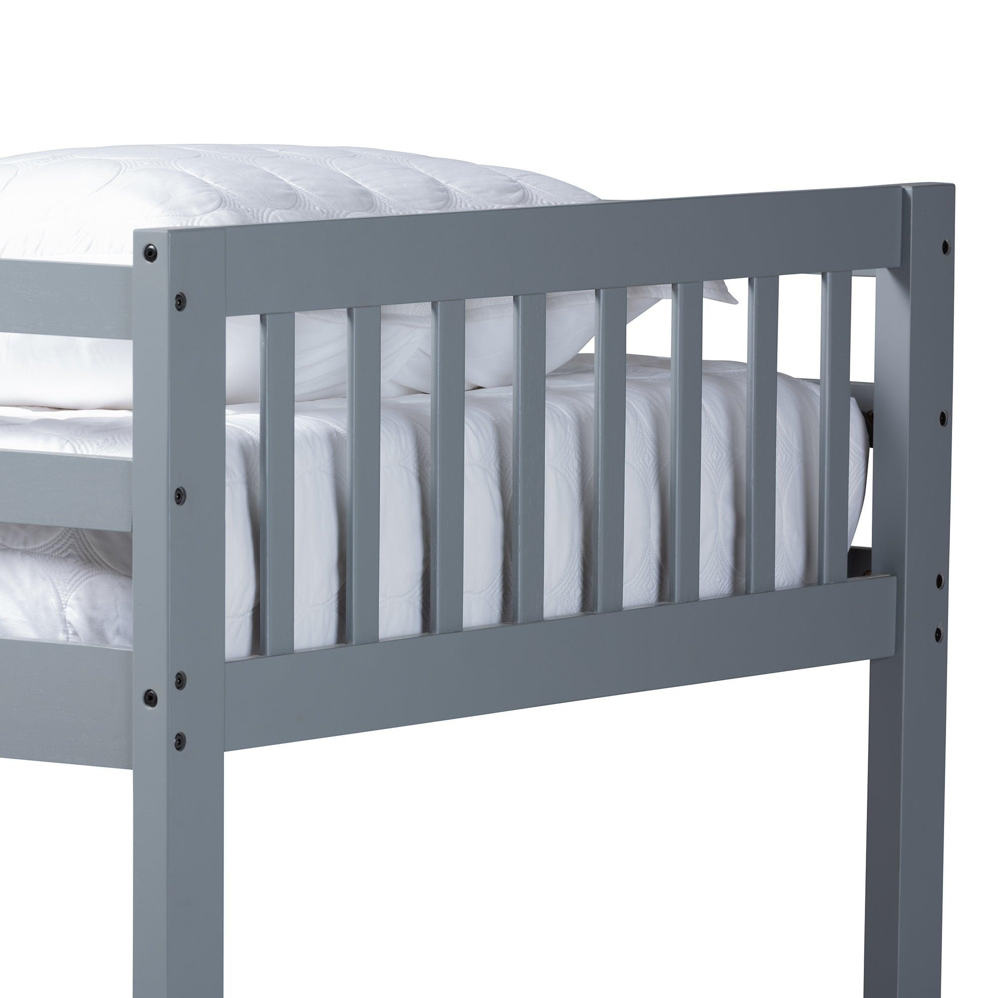 Jude Modern and Contemporary Finished Wood Bunk Bed