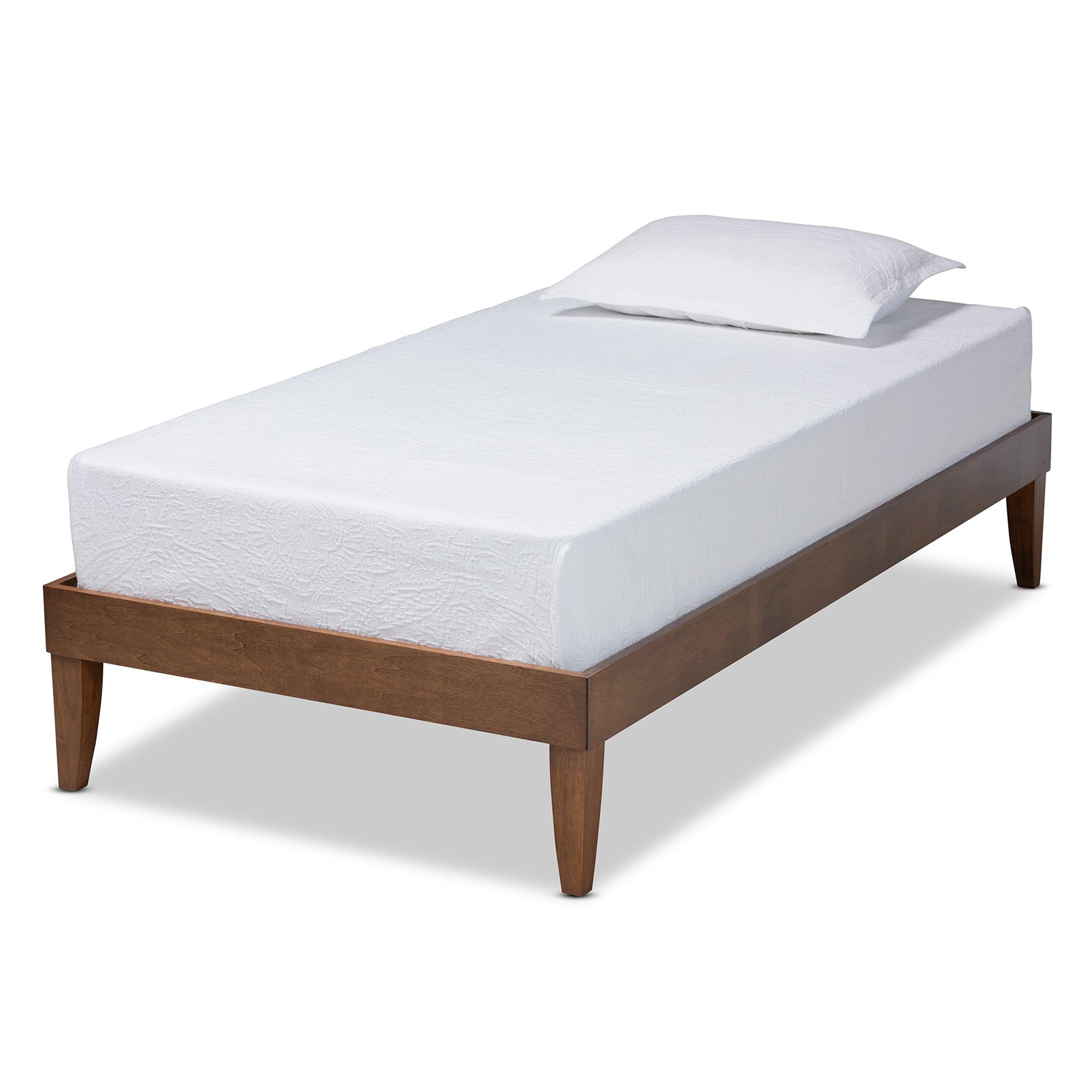 Lucina Mid-Century Modern Finished Platform Bed Frame