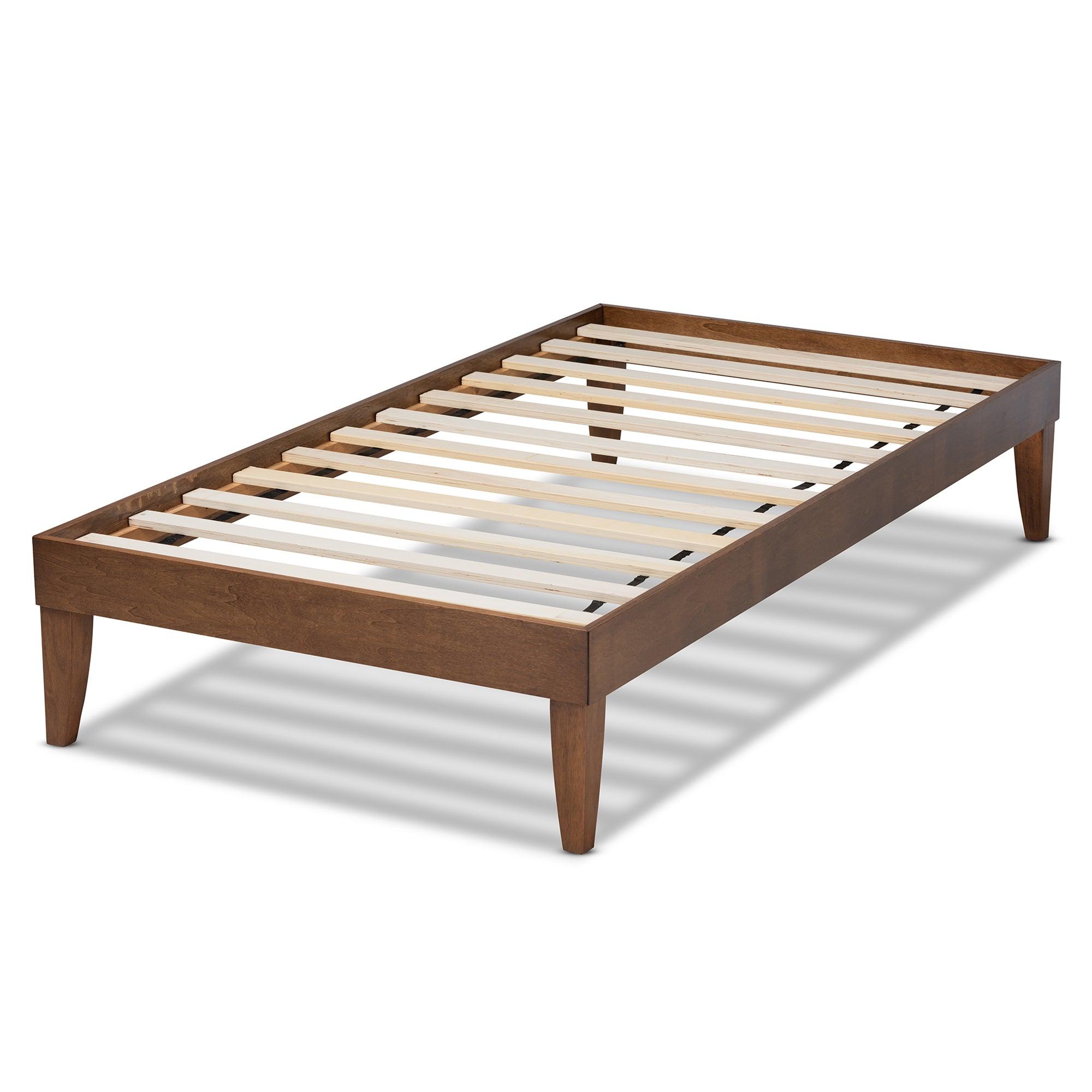 Lucina Mid-Century Modern Finished Platform Bed Frame