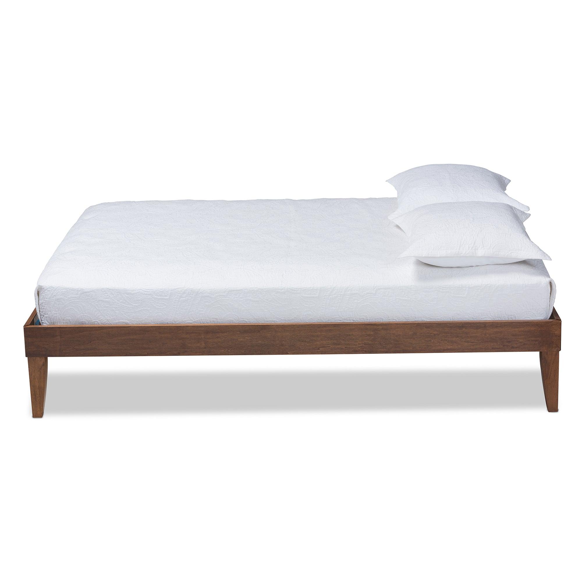 Lucina Mid-Century Modern Finished Platform Bed Frame