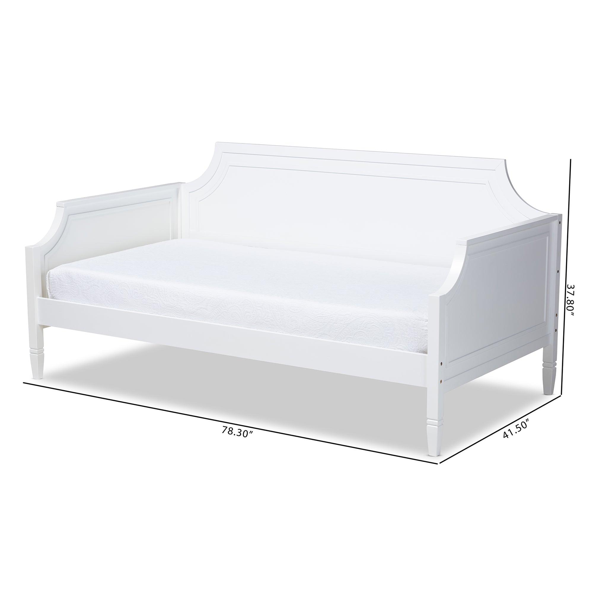 Mariana Classic and Traditional Finished Wood Daybed