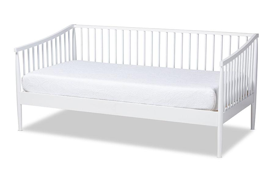 Renata Classic and Traditional Finished Wood Spindle Daybed