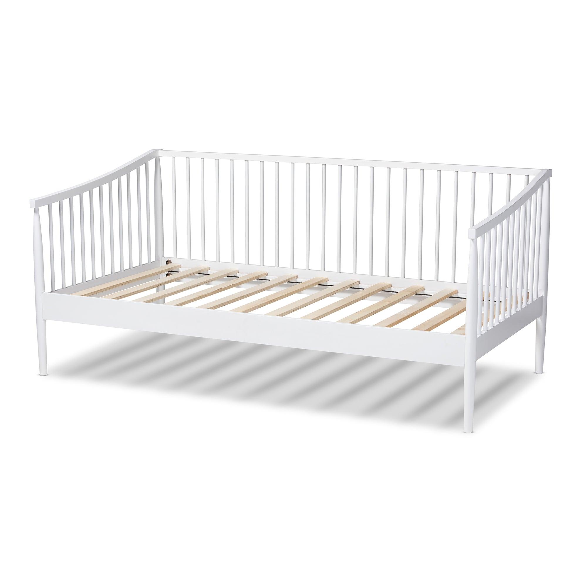 Renata Classic and Traditional Finished Wood Spindle Daybed