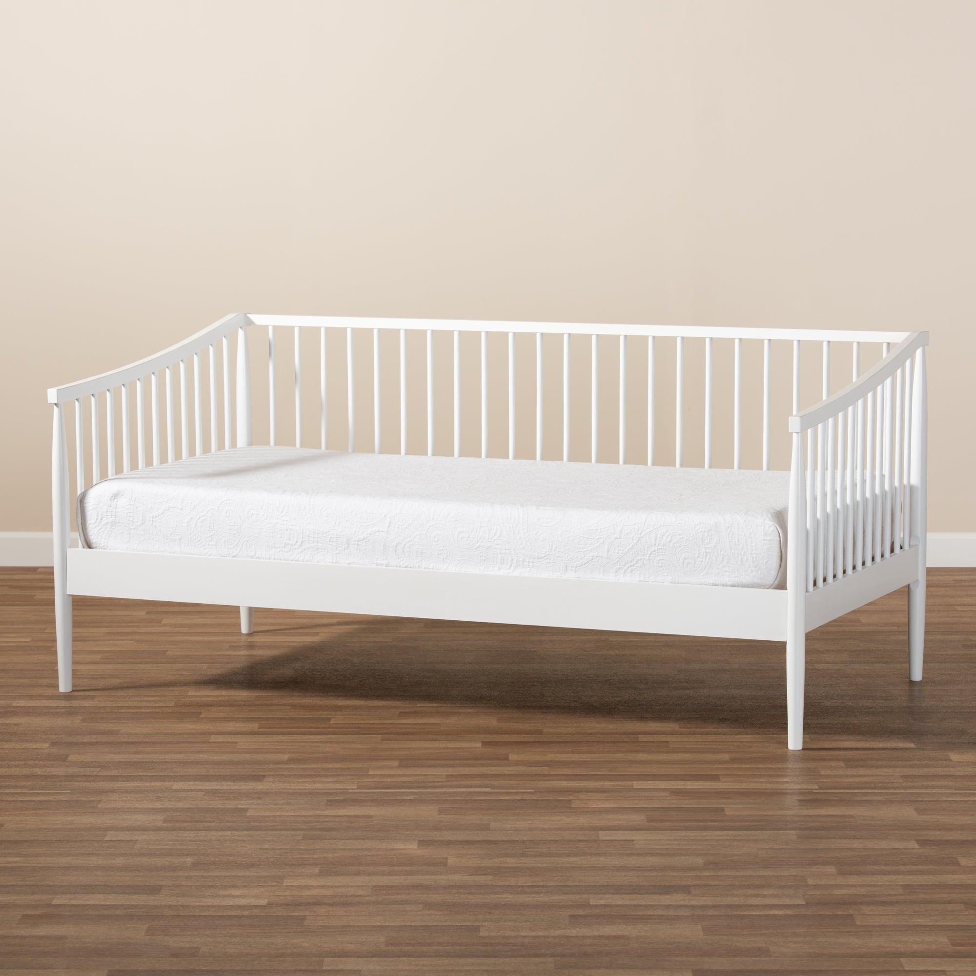 Renata Classic and Traditional Finished Wood Spindle Daybed