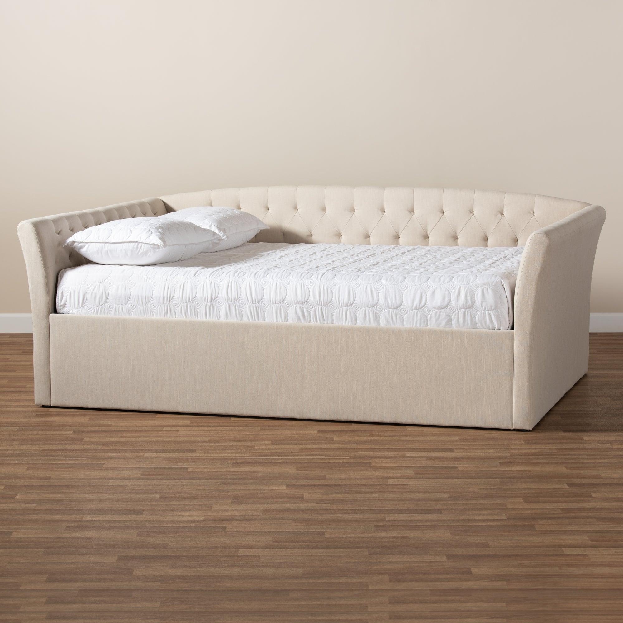 Delora Modern and Contemporary Fabric Upholstered Daybed