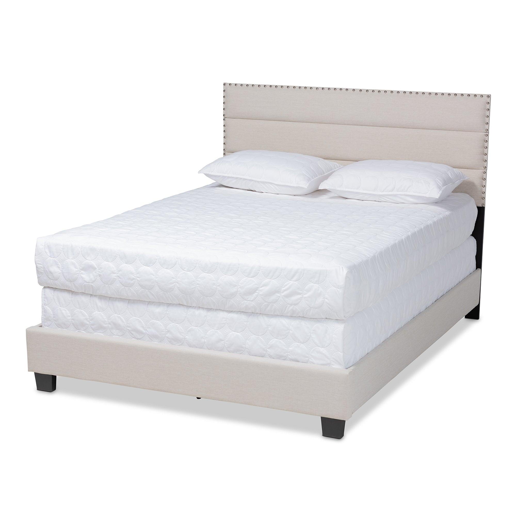 Ansa Modern and Contemporary Fabric Upholstered Bed