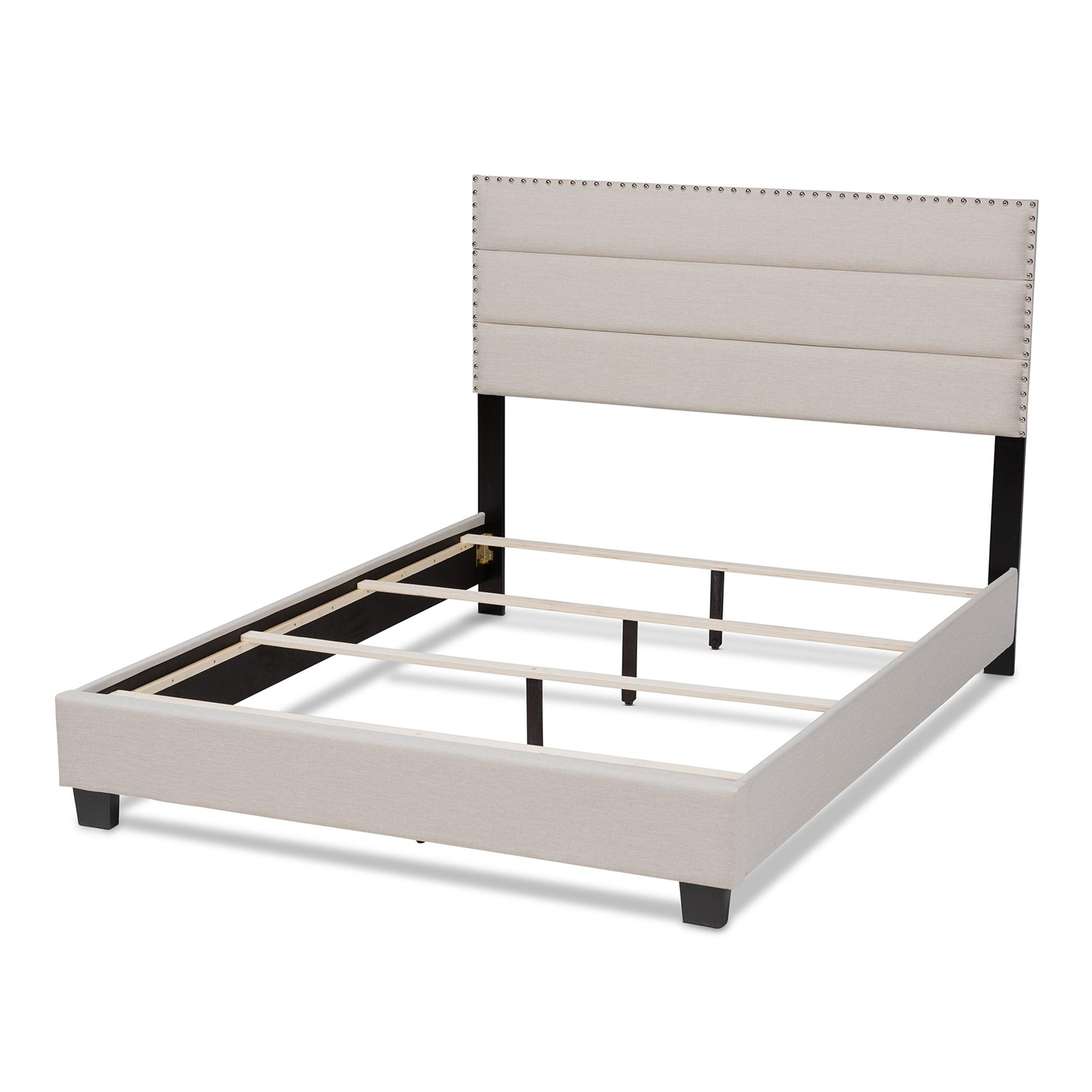 Ansa Modern and Contemporary Fabric Upholstered Bed