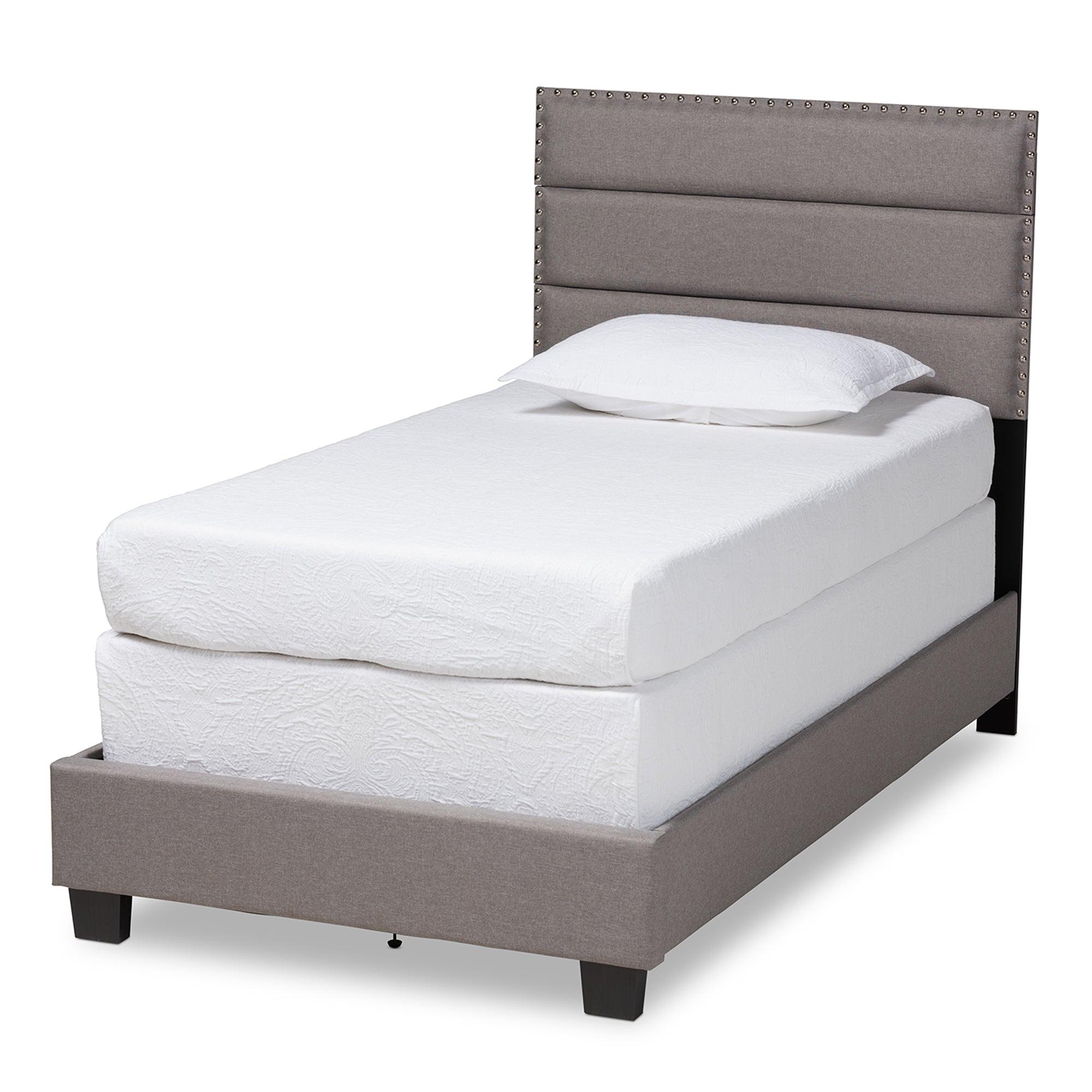 Ansa Modern and Contemporary Fabric Upholstered Bed