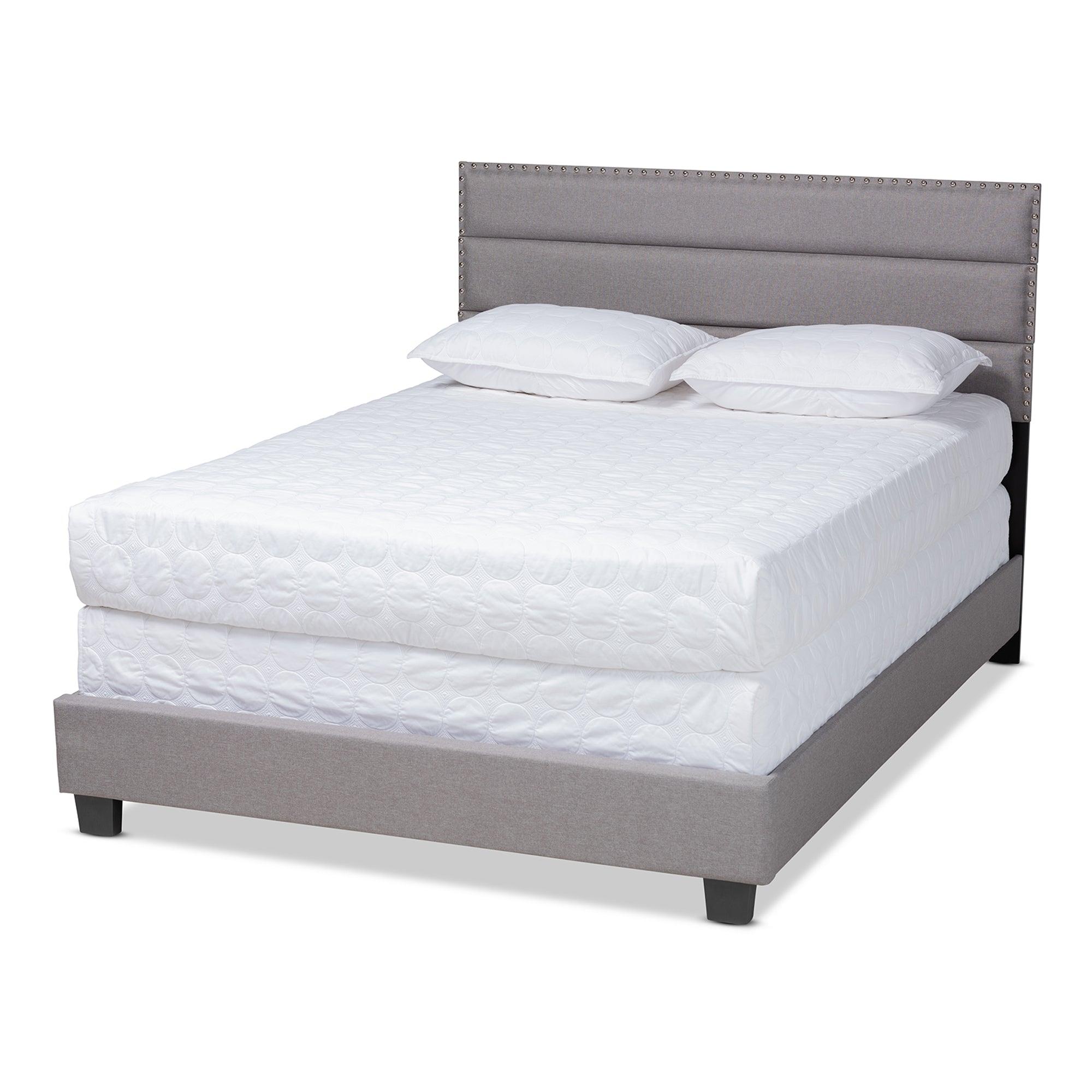 Ansa Modern and Contemporary Fabric Upholstered Bed