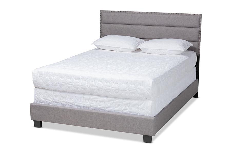 Ansa Modern and Contemporary Fabric Upholstered Bed