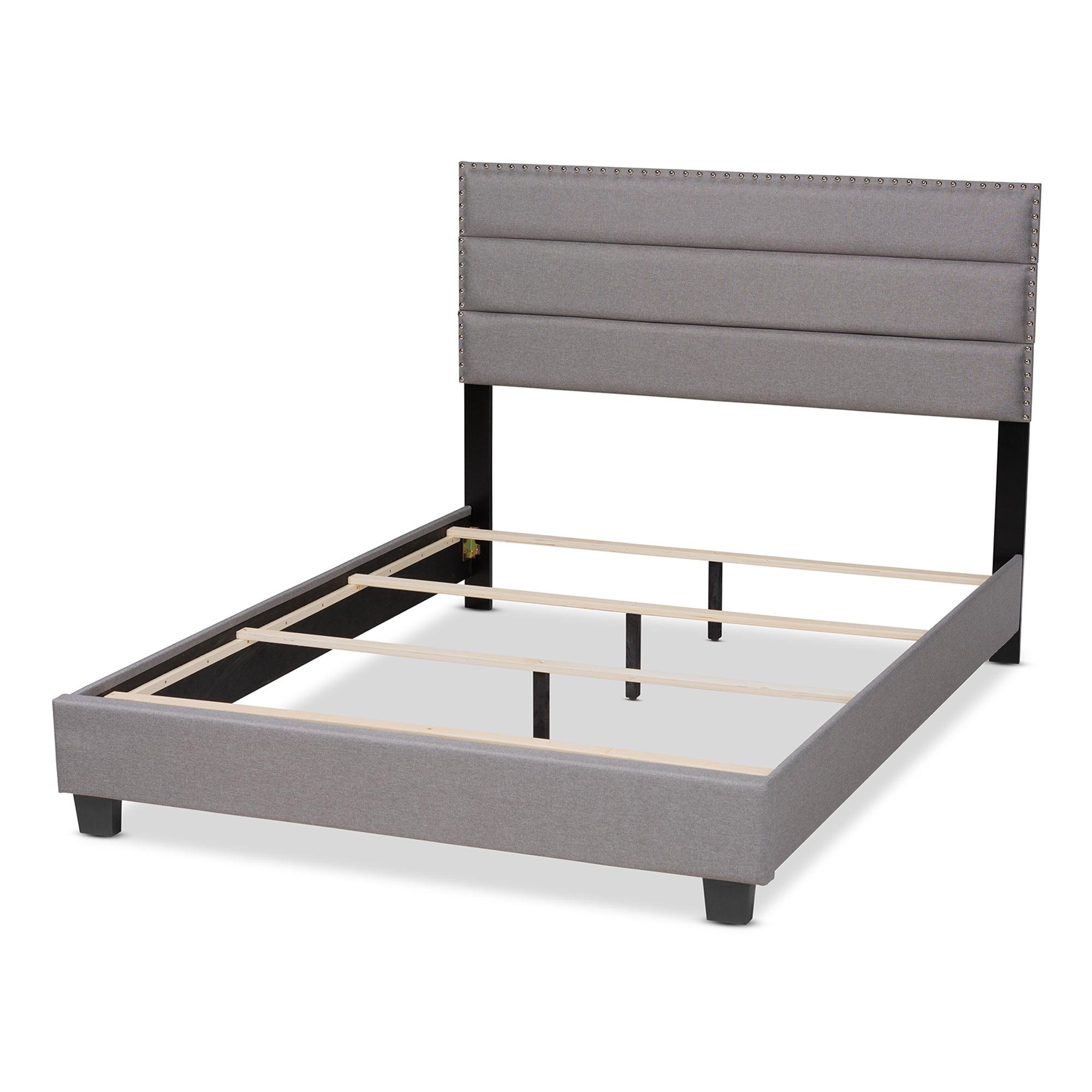 Ansa Modern and Contemporary Fabric Upholstered Bed