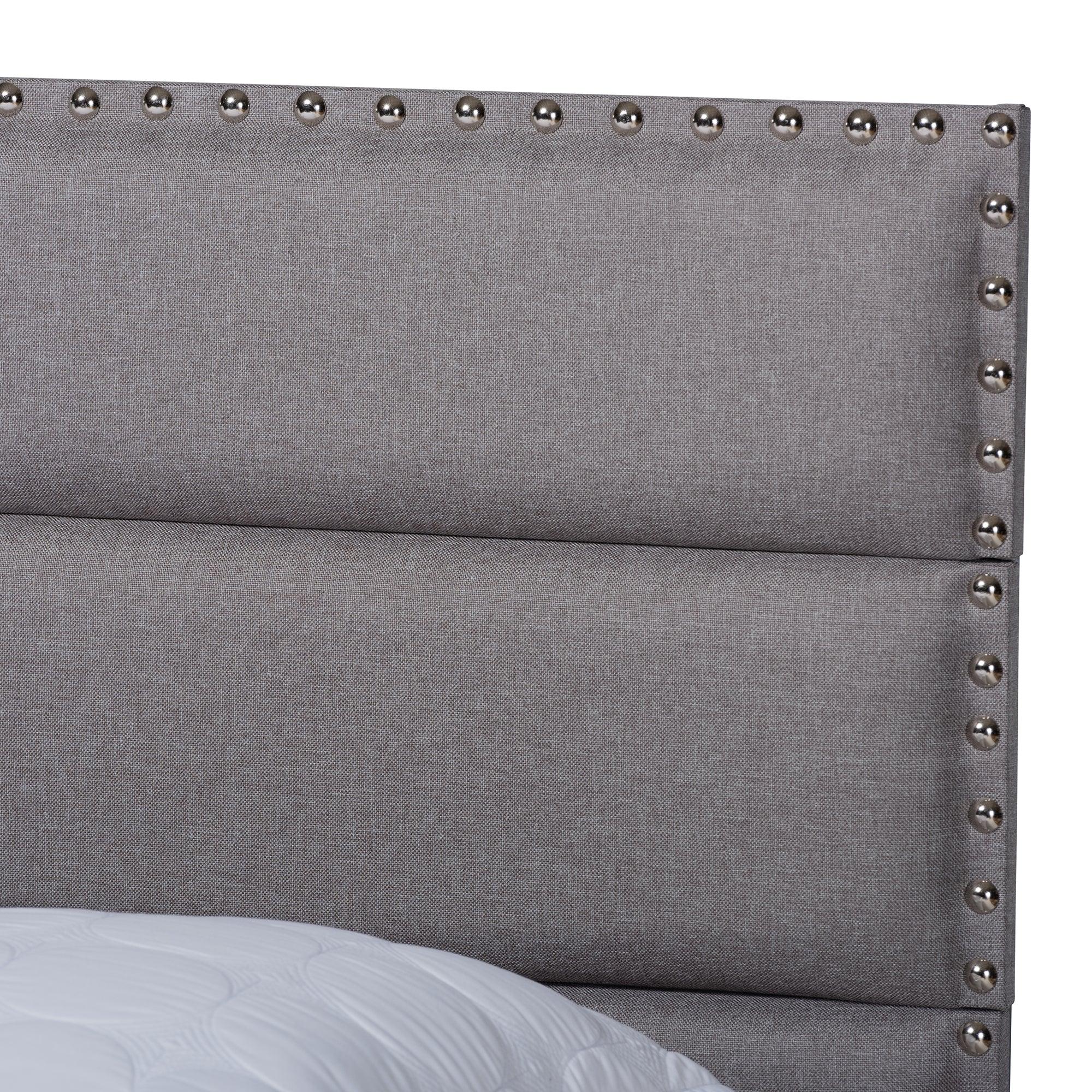 Ansa Modern and Contemporary Fabric Upholstered Bed