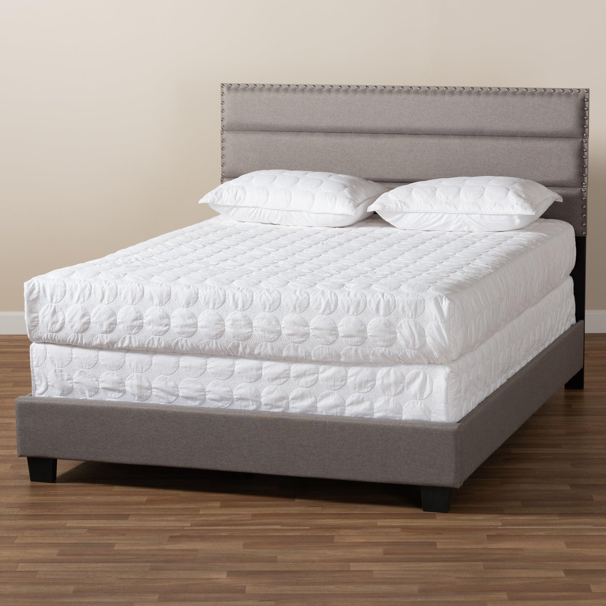 Ansa Modern and Contemporary Fabric Upholstered Bed