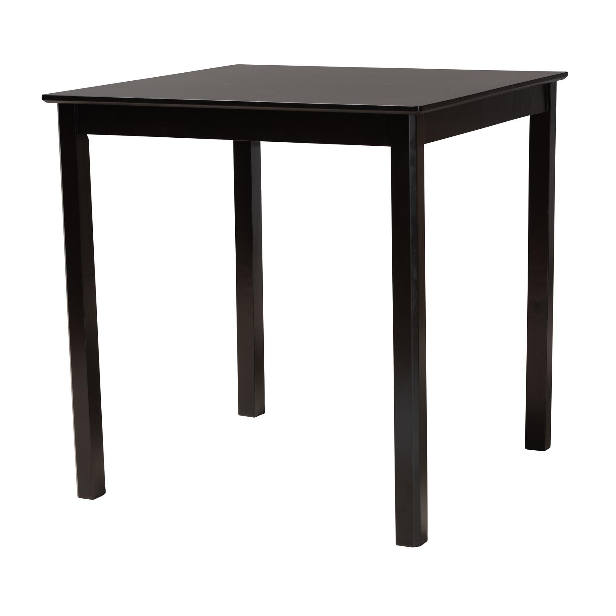 Lenoir Modern Espresso Finished Wood Counter Height Pub Table